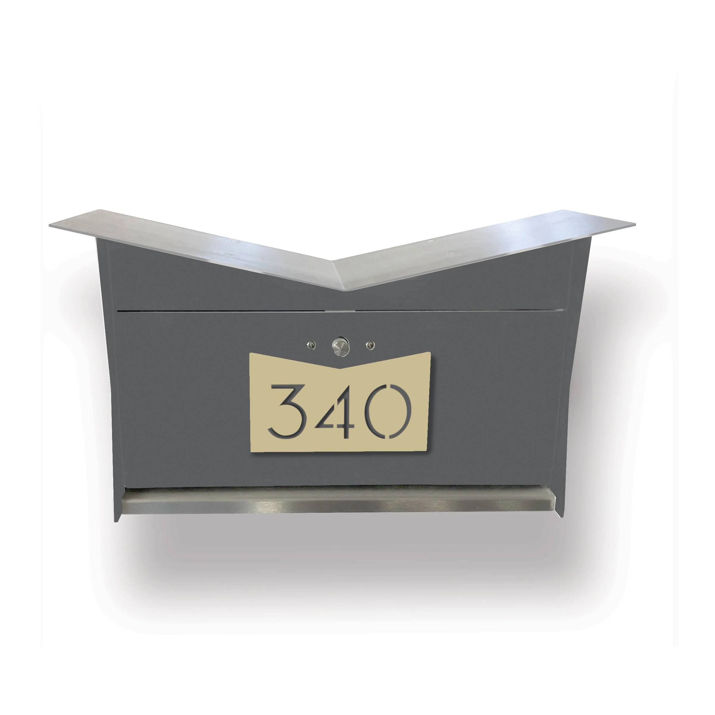 ButterFly Box in DESIGNER GRAY - Wall Mount Mailbox - Image 11