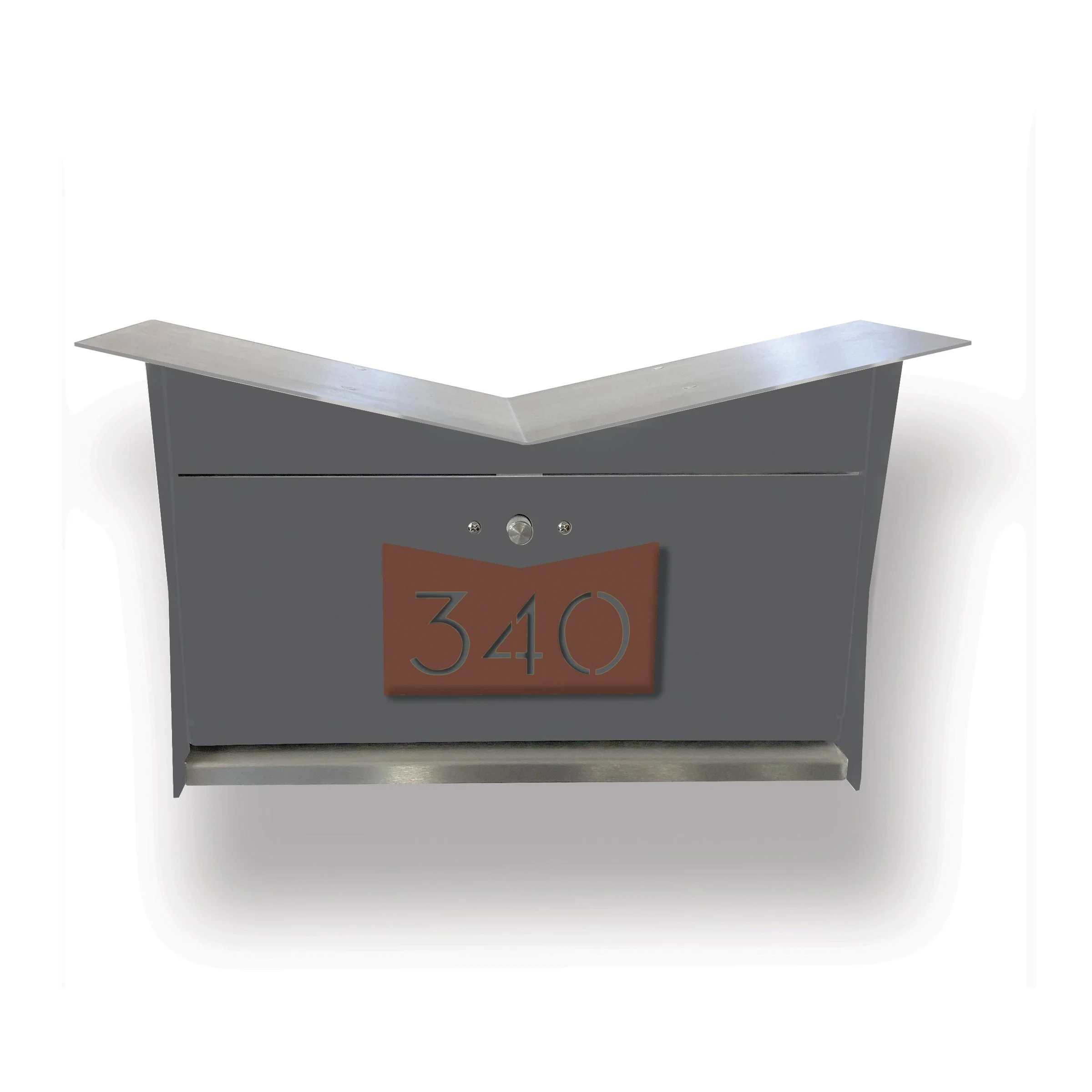 ButterFly Box in DESIGNER GRAY - Wall Mount Mailbox - Image 13