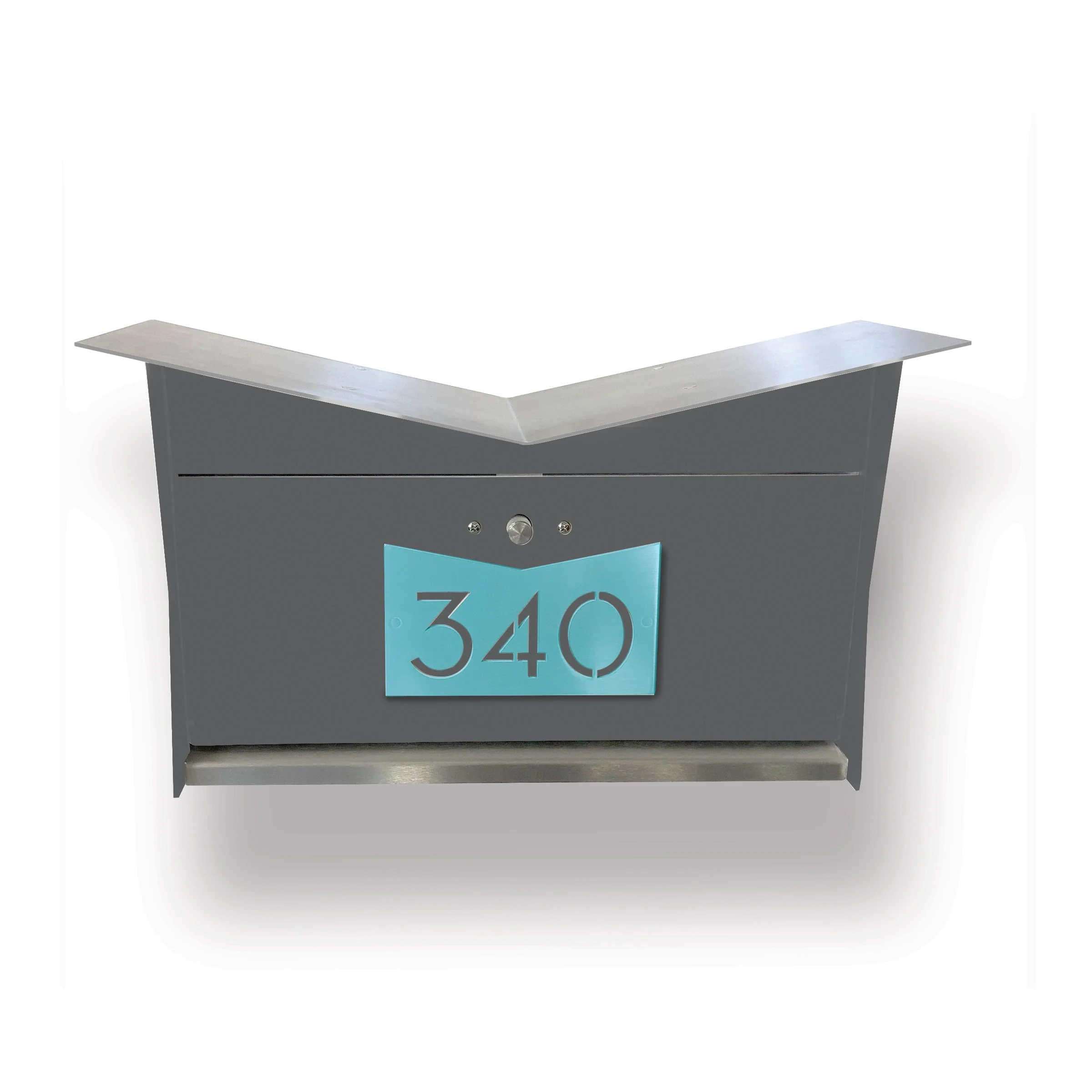 ButterFly Box in DESIGNER GRAY - Wall Mount Mailbox - Image 14