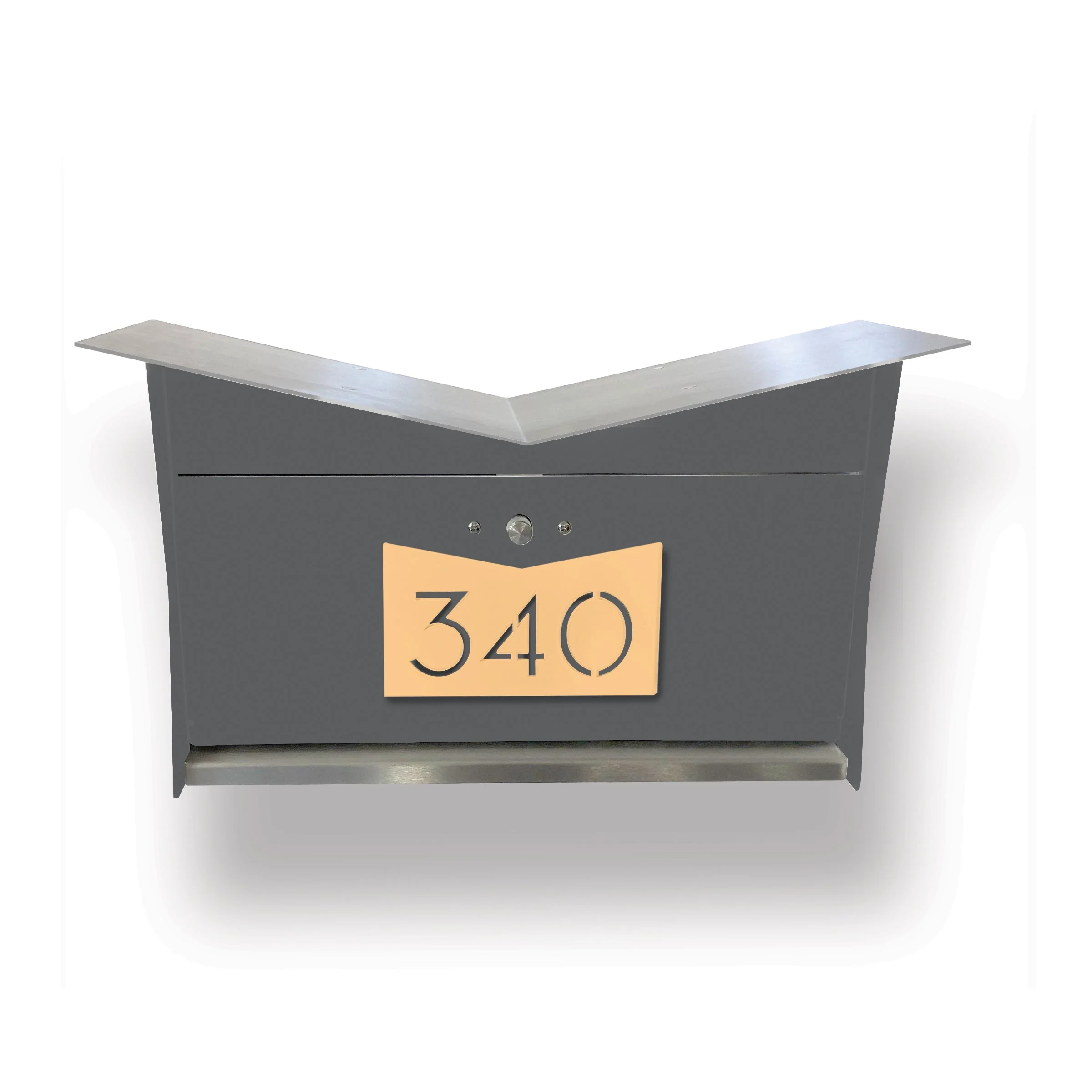 ButterFly Box in DESIGNER GRAY - Wall Mount Mailbox - Image 15