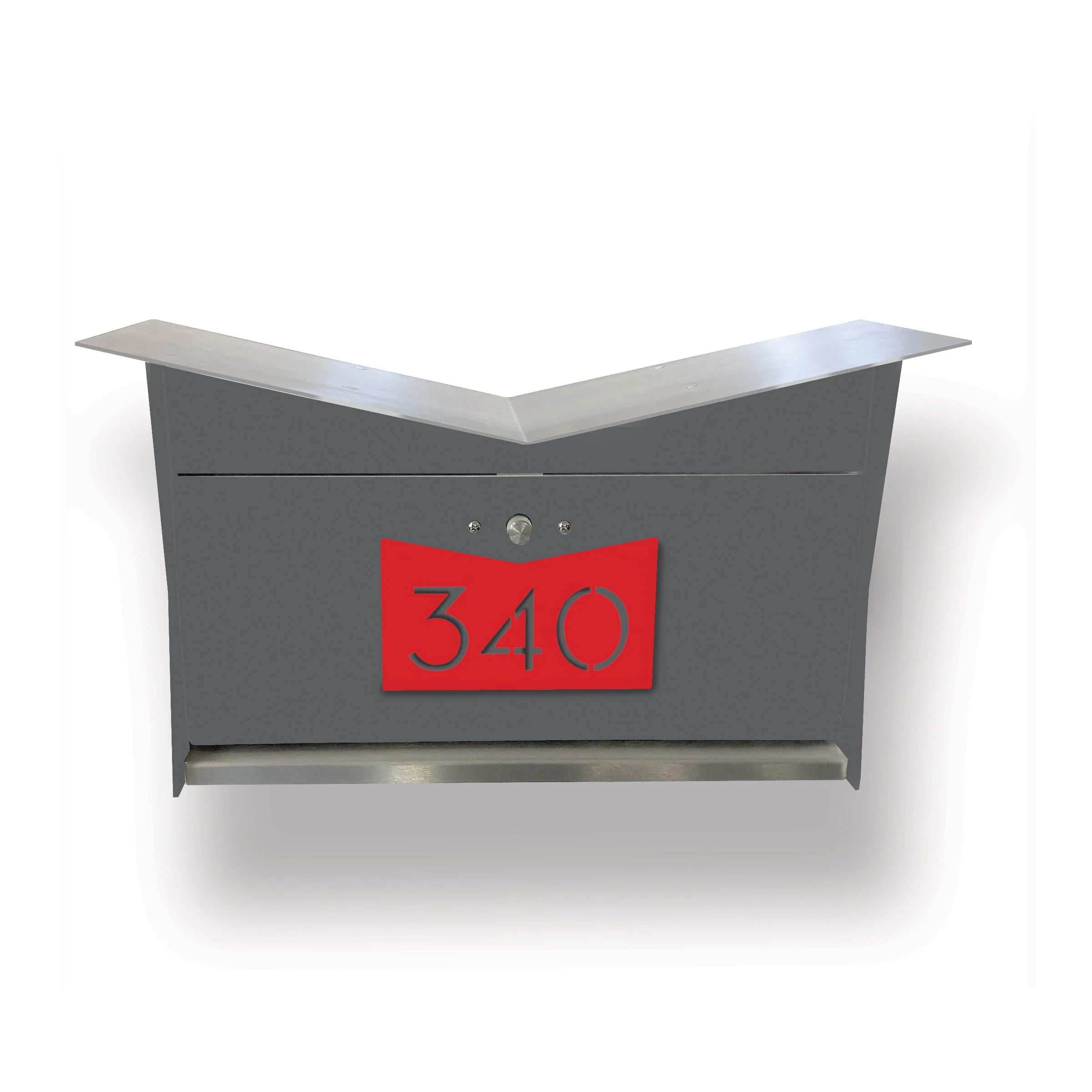 ButterFly Box in DESIGNER GRAY - Wall Mount Mailbox - Image 6