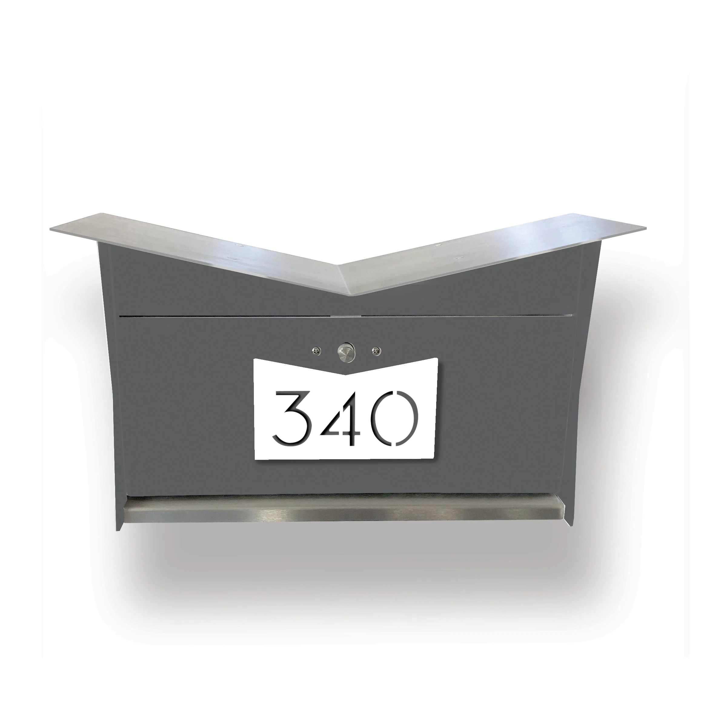 ButterFly Box in DESIGNER GRAY - Wall Mount Mailbox - Image 8