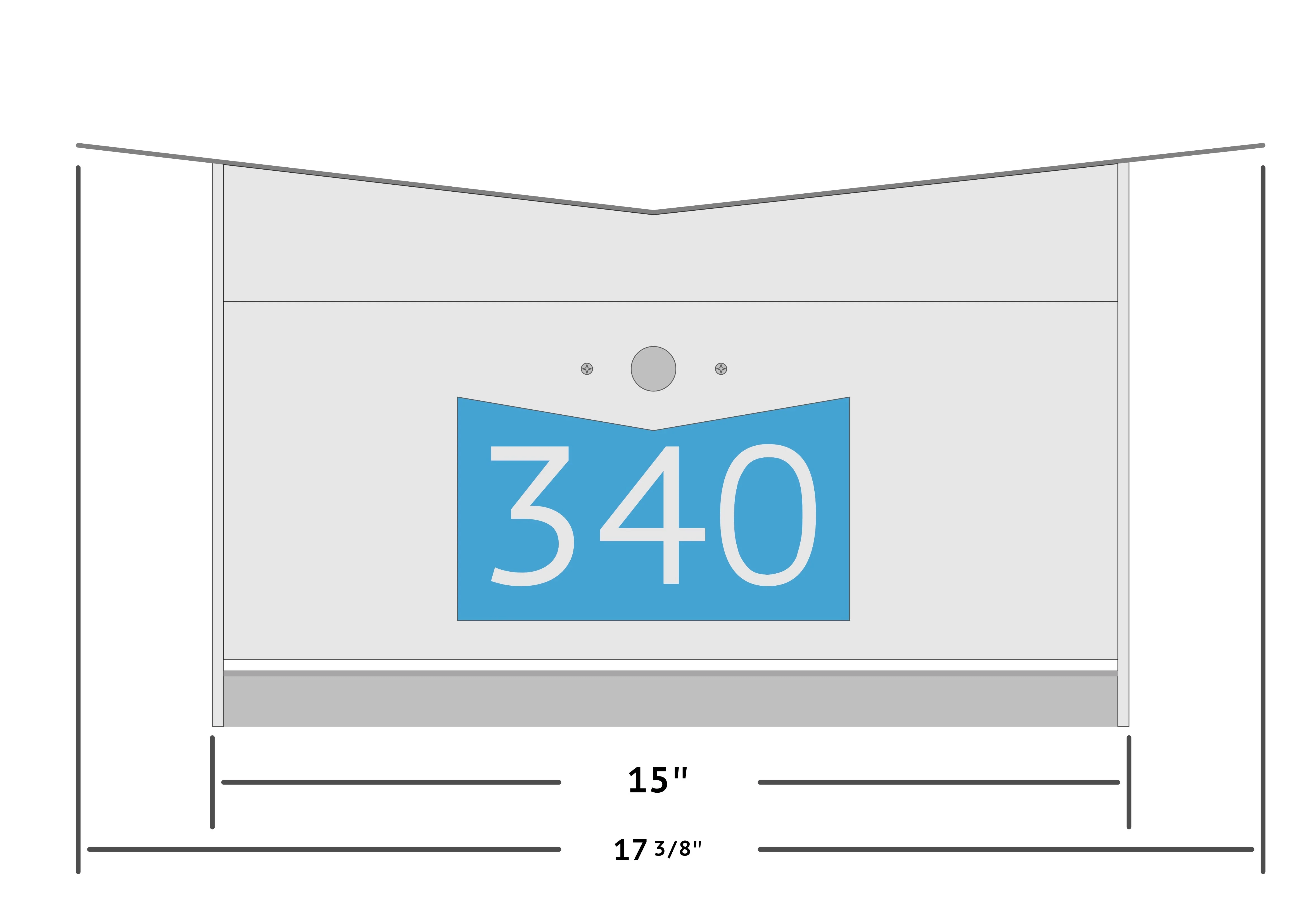 ButterFly Box in JET BLACK - Wall Mount Mailbox - Image 10