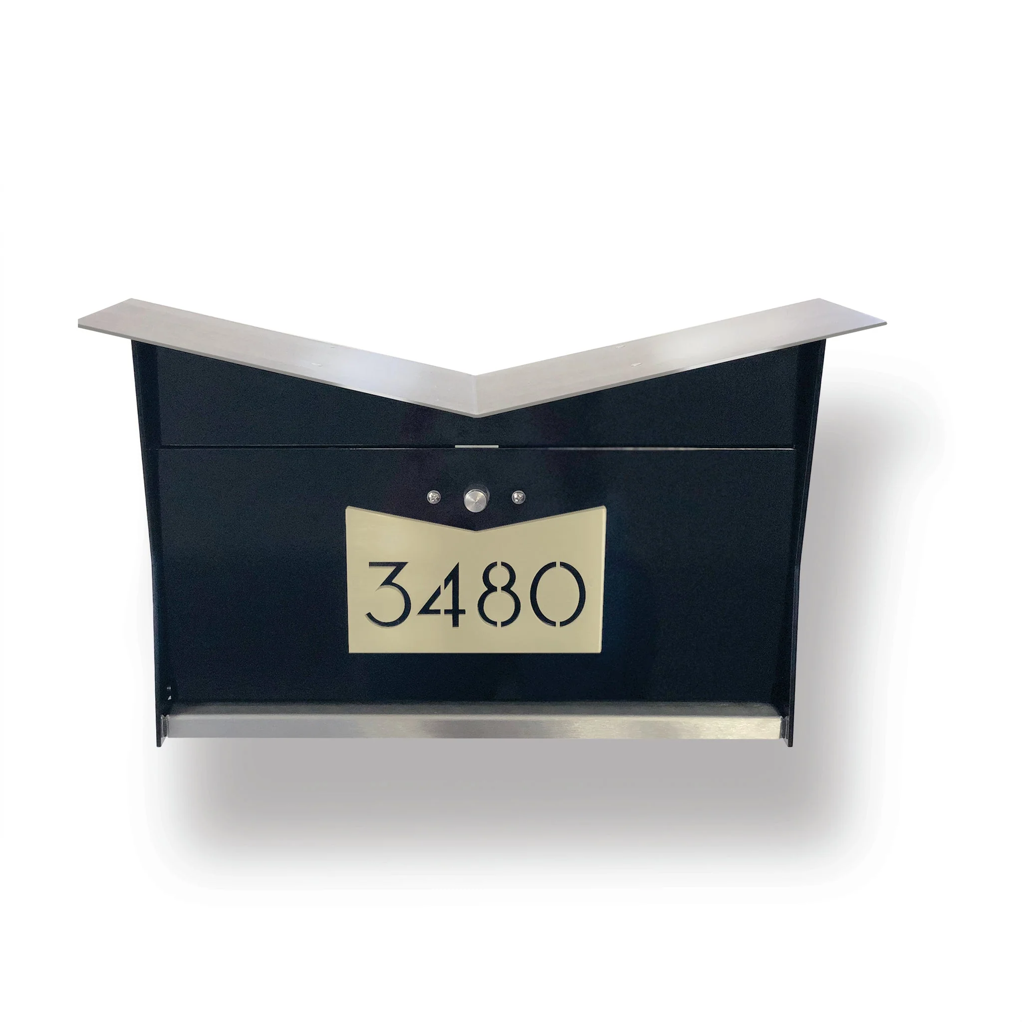 ButterFly Box in JET BLACK - Wall Mount Mailbox - Image 13