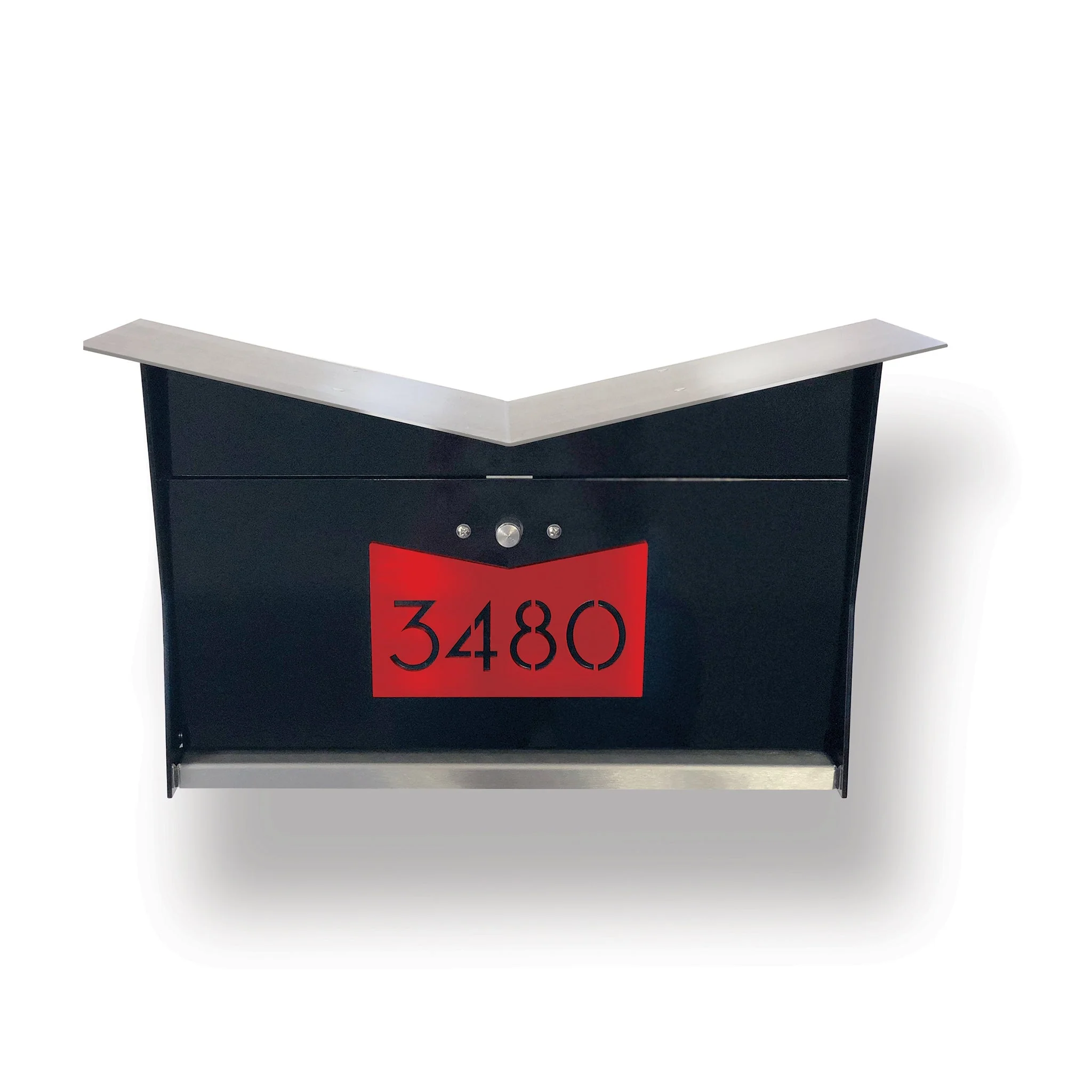 ButterFly Box in JET BLACK - Wall Mount Mailbox - Image 21