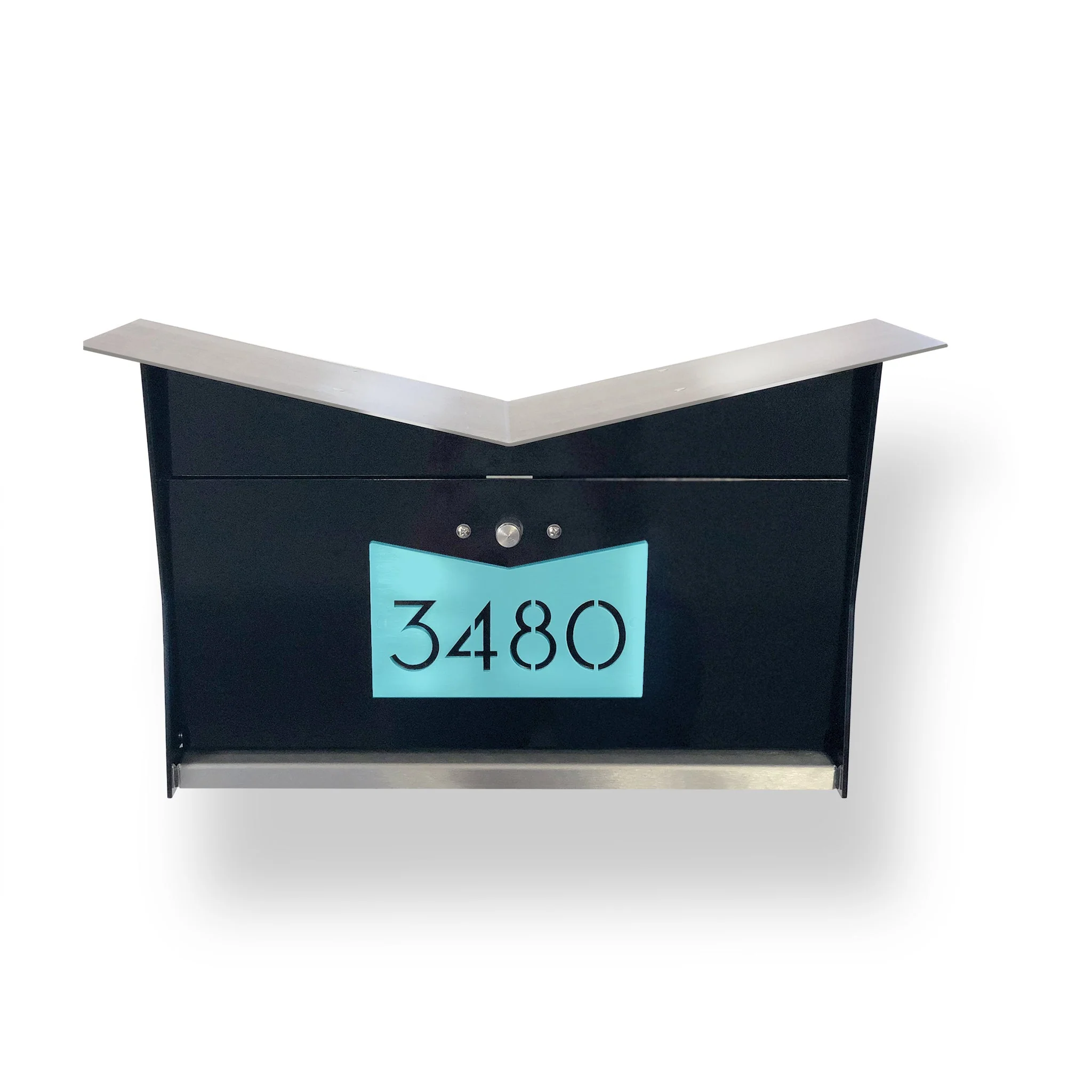 ButterFly Box in JET BLACK - Wall Mount Mailbox - Image 22