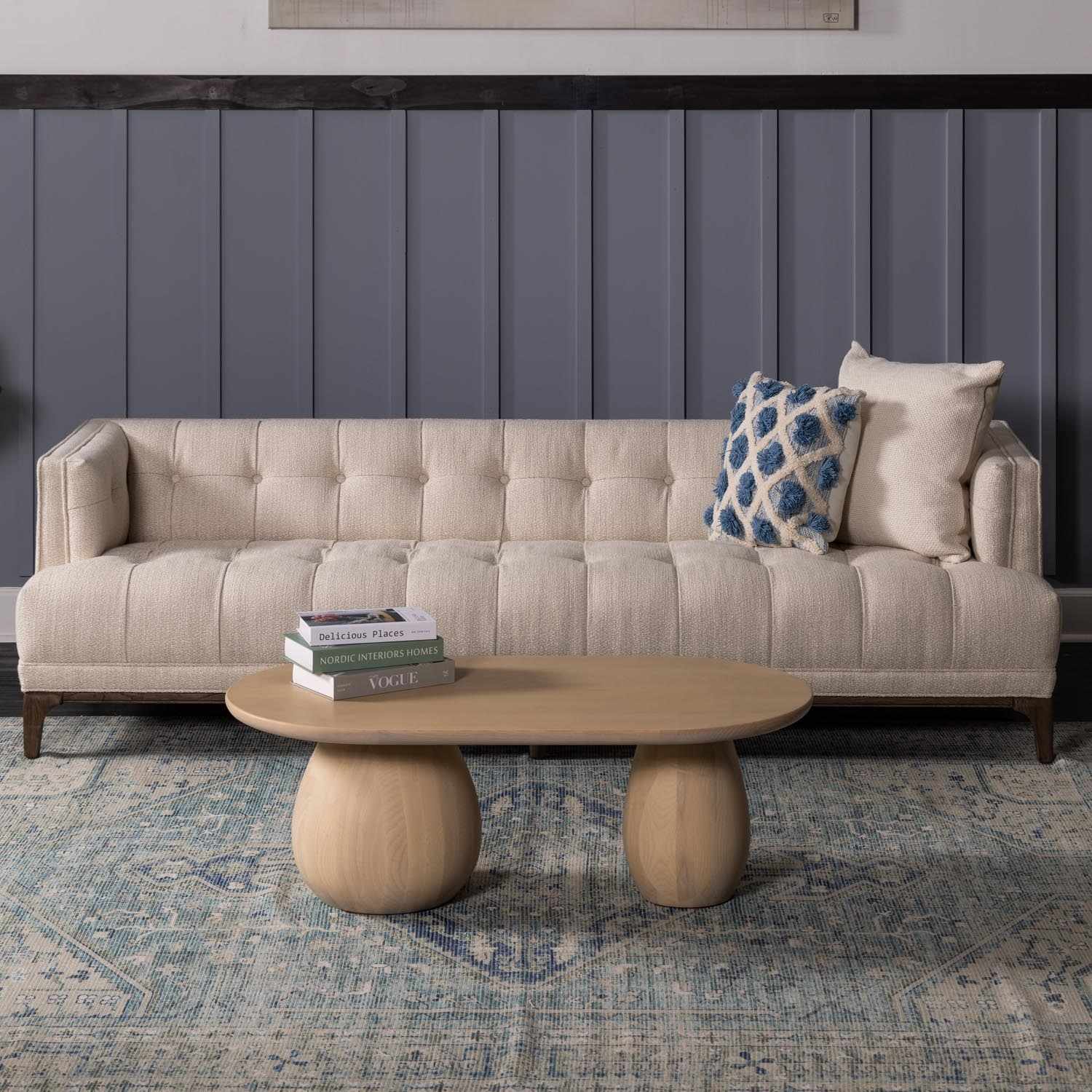 Byers Handmade Cotton-blend Aqua Rug - Image 3