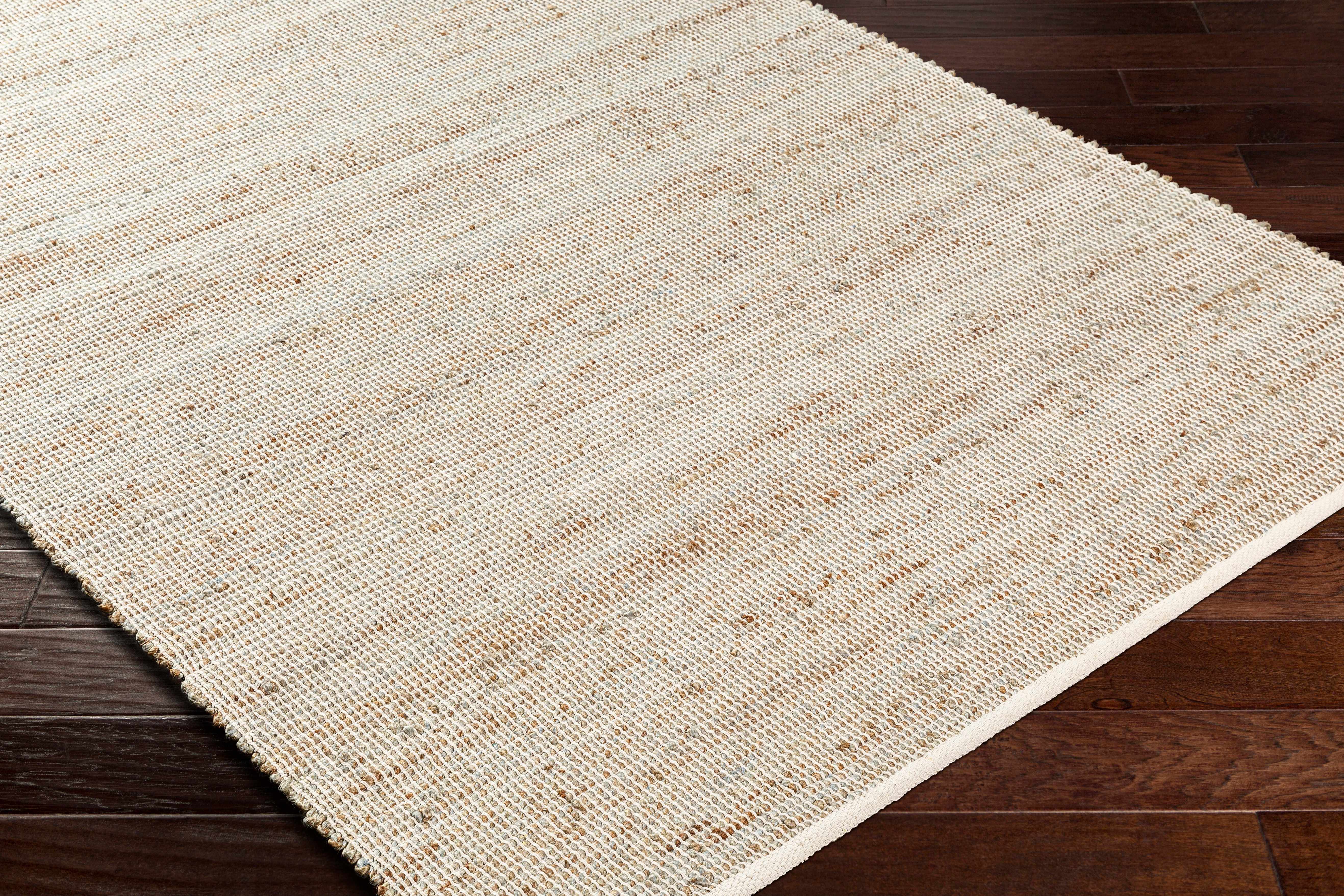 Byrne Beige & Green Jute Rug - Clearance - Image 3