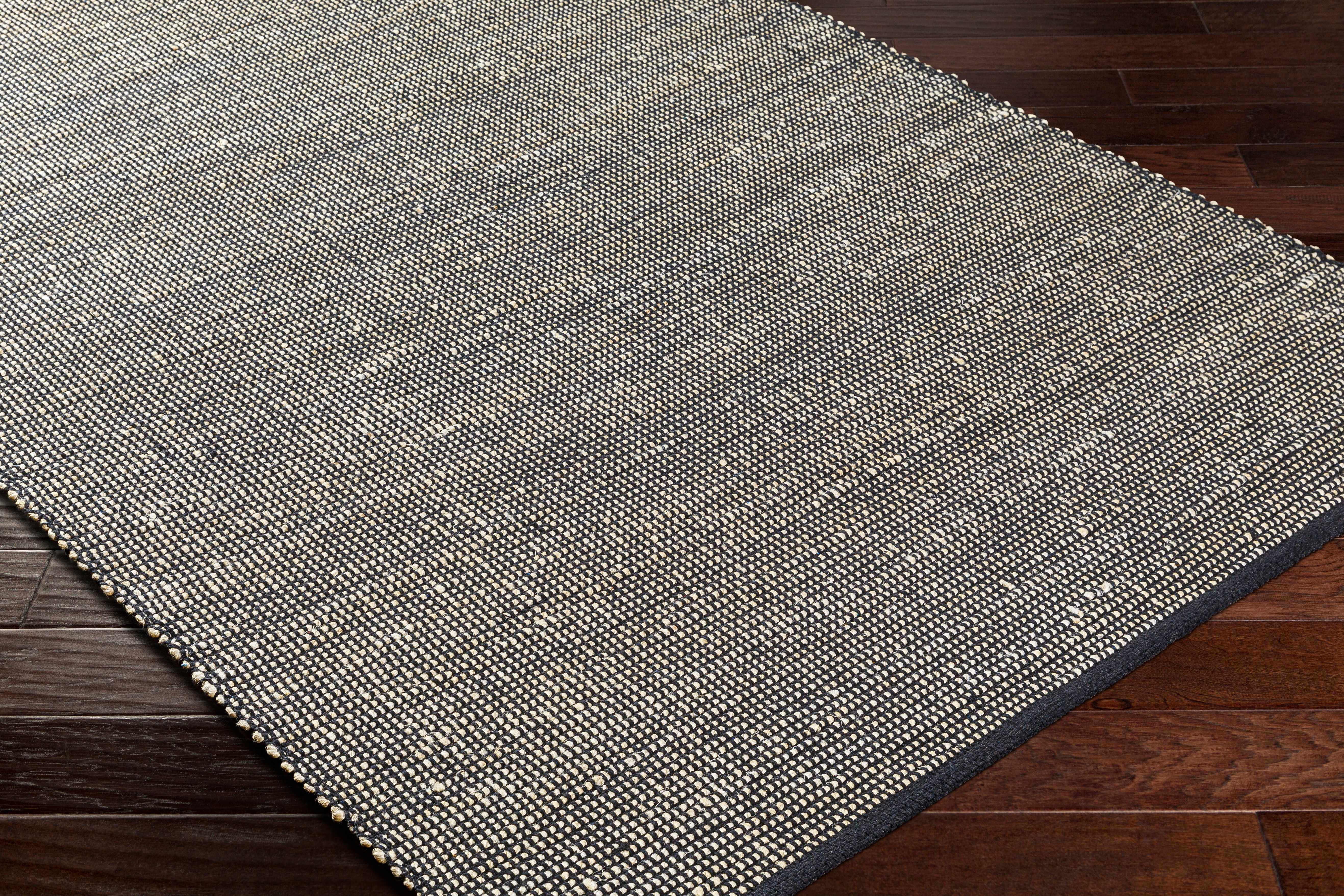 Byrne Black Jute Rug - Image 2