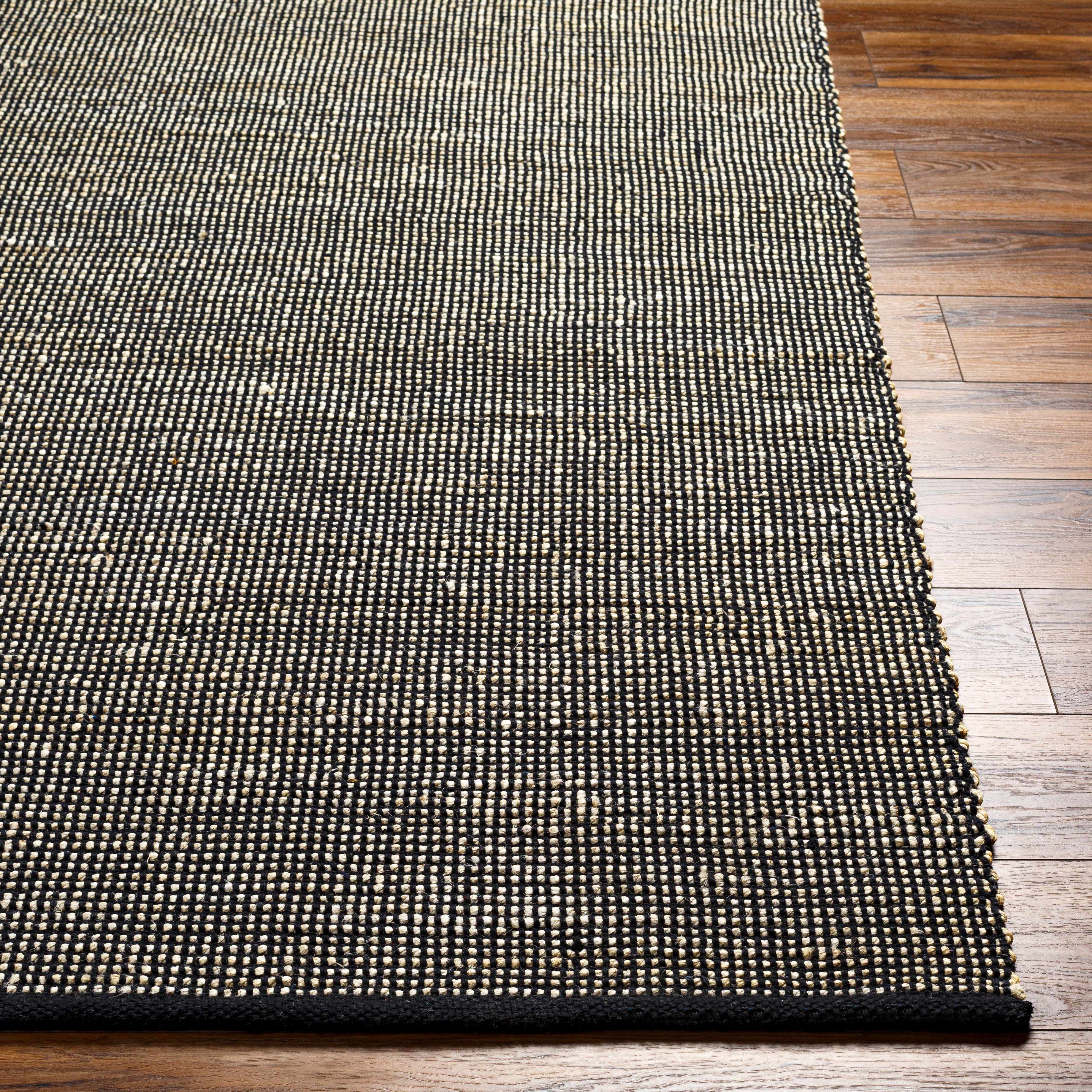 Byrne Black Jute Rug - Image 4
