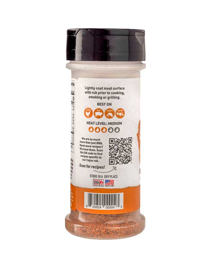 Cajun Gluten Free Keto Friendly Natural BBQ Rub 4 oz | Pack of 6 - Image 4