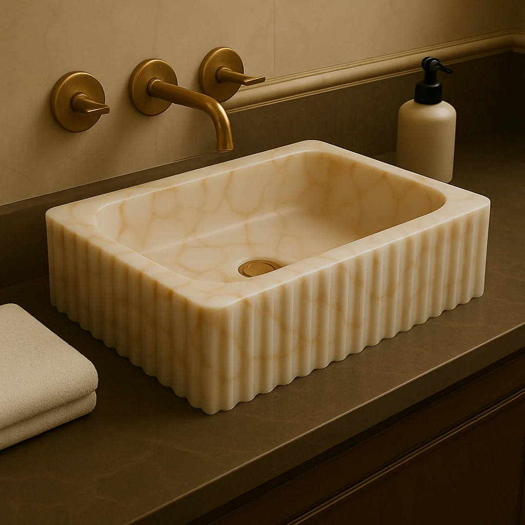Calacatta Viola Marble Sink - Image 3