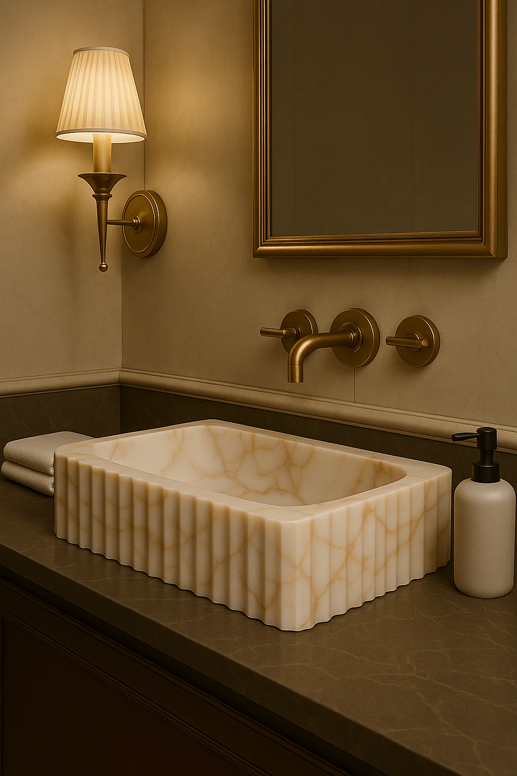Calacatta Viola Marble Sink - Image 4