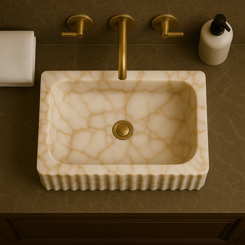 Calacatta Viola Marble Sink - Image 5