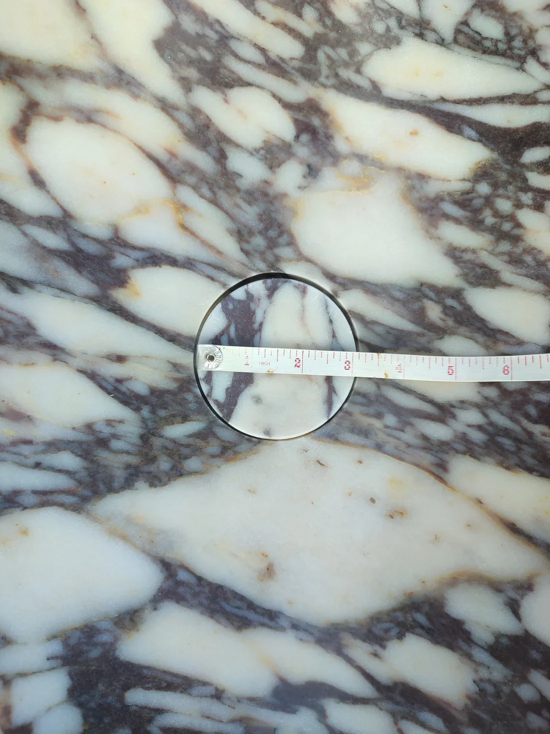 Calacatta Viola Marble Oval Shape Above Vanity Bathroom Sink (W)18" (L)14" (H)5" - In Stock - Image 6