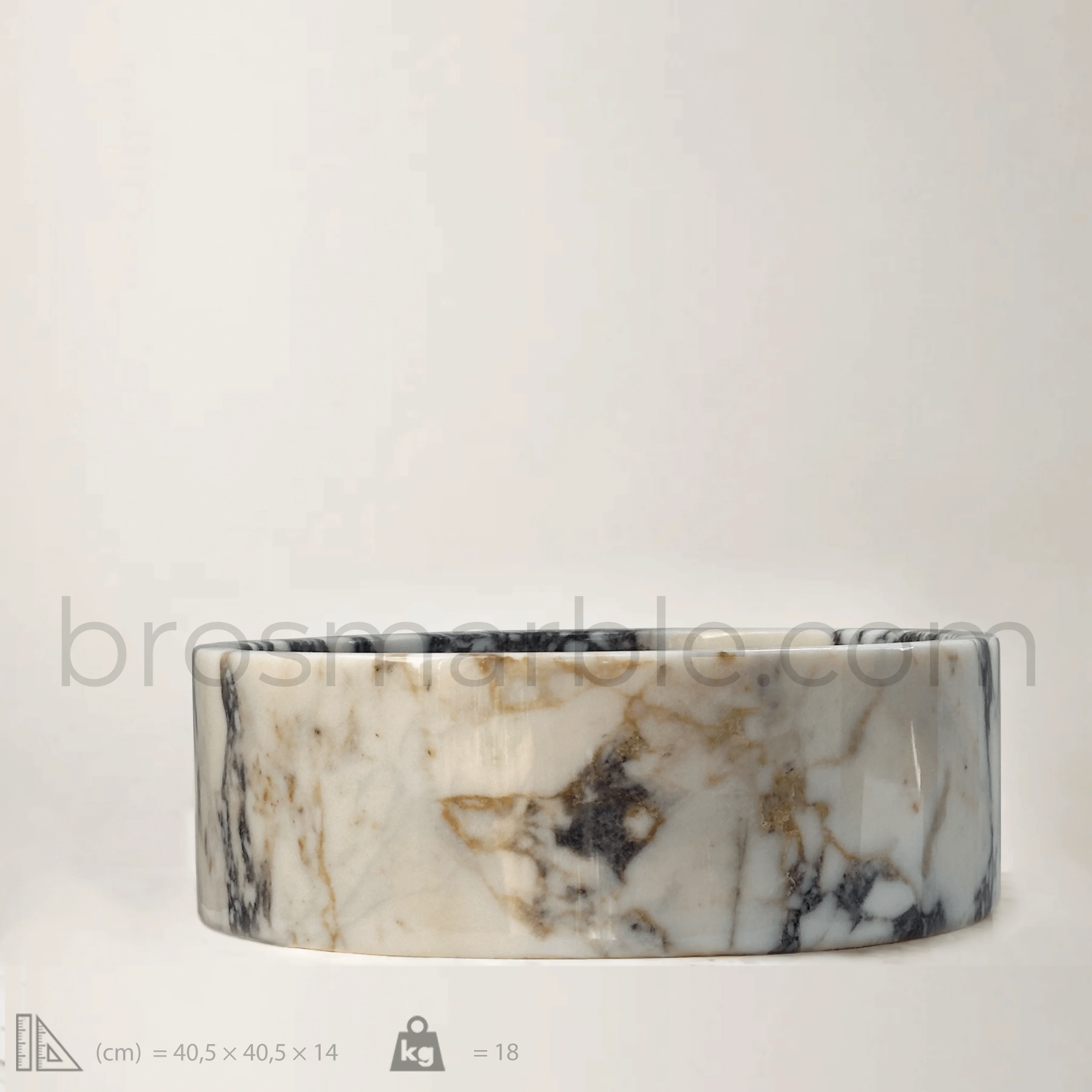 Calacatta Viola Marble Sink - Image 3