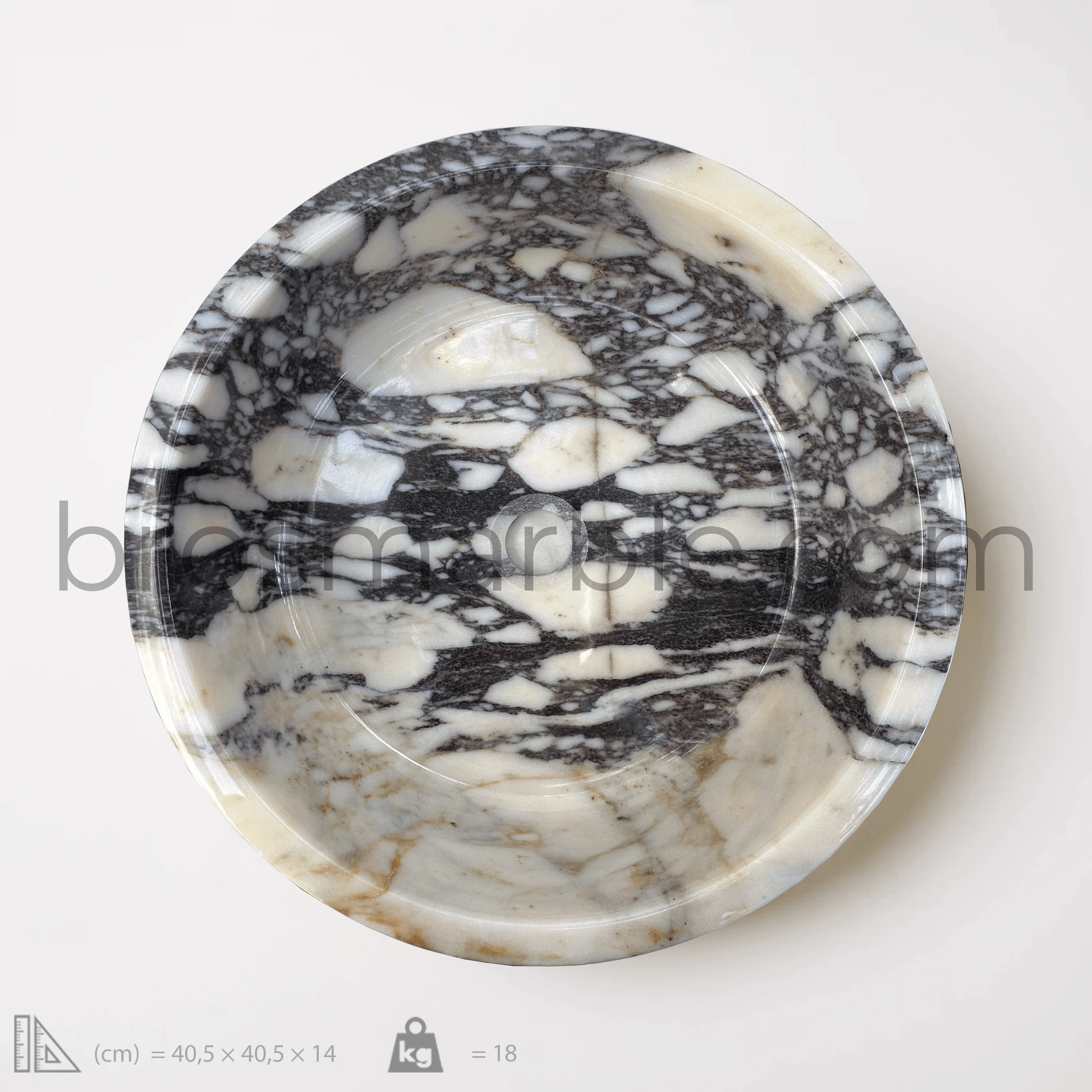 Calacatta Viola Marble Sink - Image 5