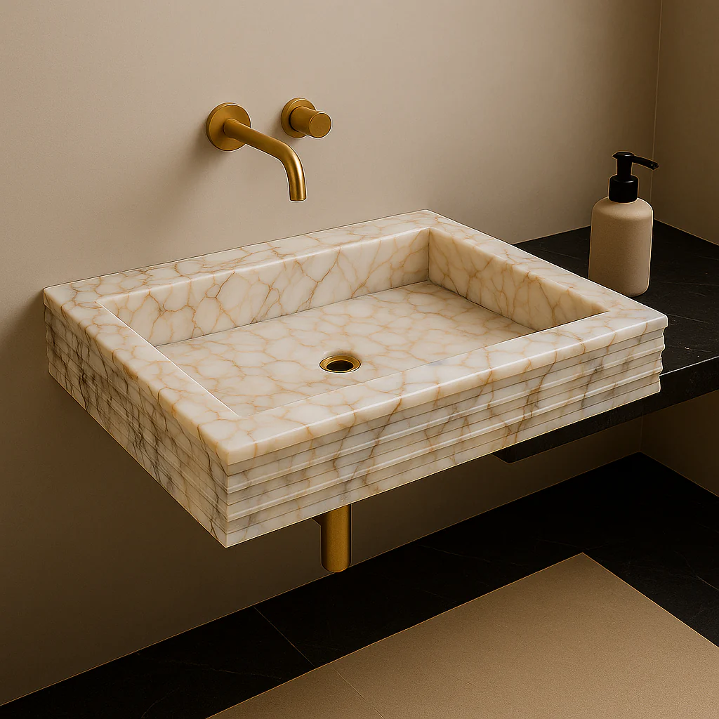 Calacatta Viola Marble Sink - Image 3