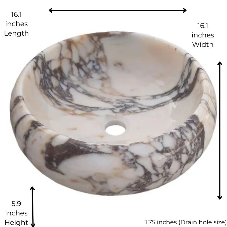 Calacatta Viola Marble Sink - Image 2