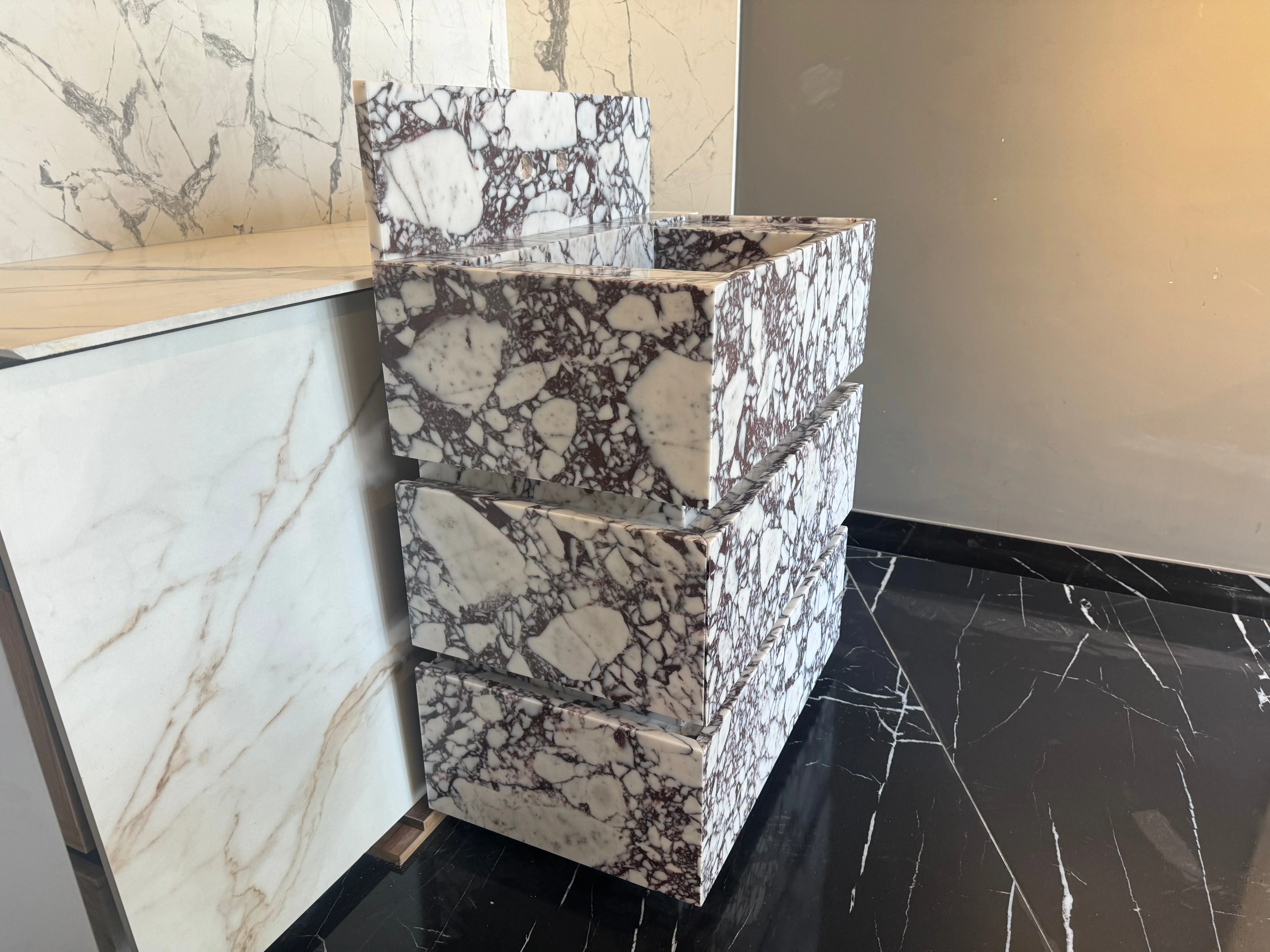 Calacatta Viola Marble Vanity Freestanding - Image 3