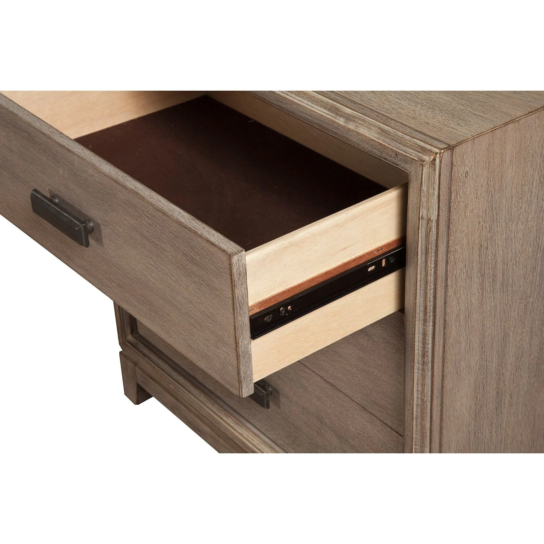 Camilla Nightstand, Antique Grey - Image 2