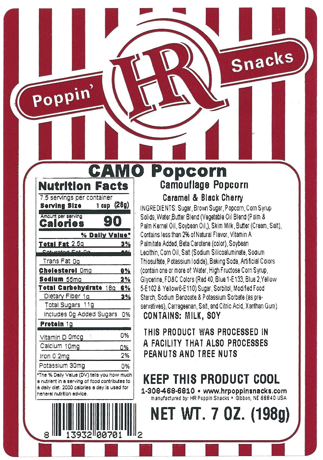 Camo Popcorn | Pack of 2 | 8 oz | HR Poppin' Snacks - Image 4