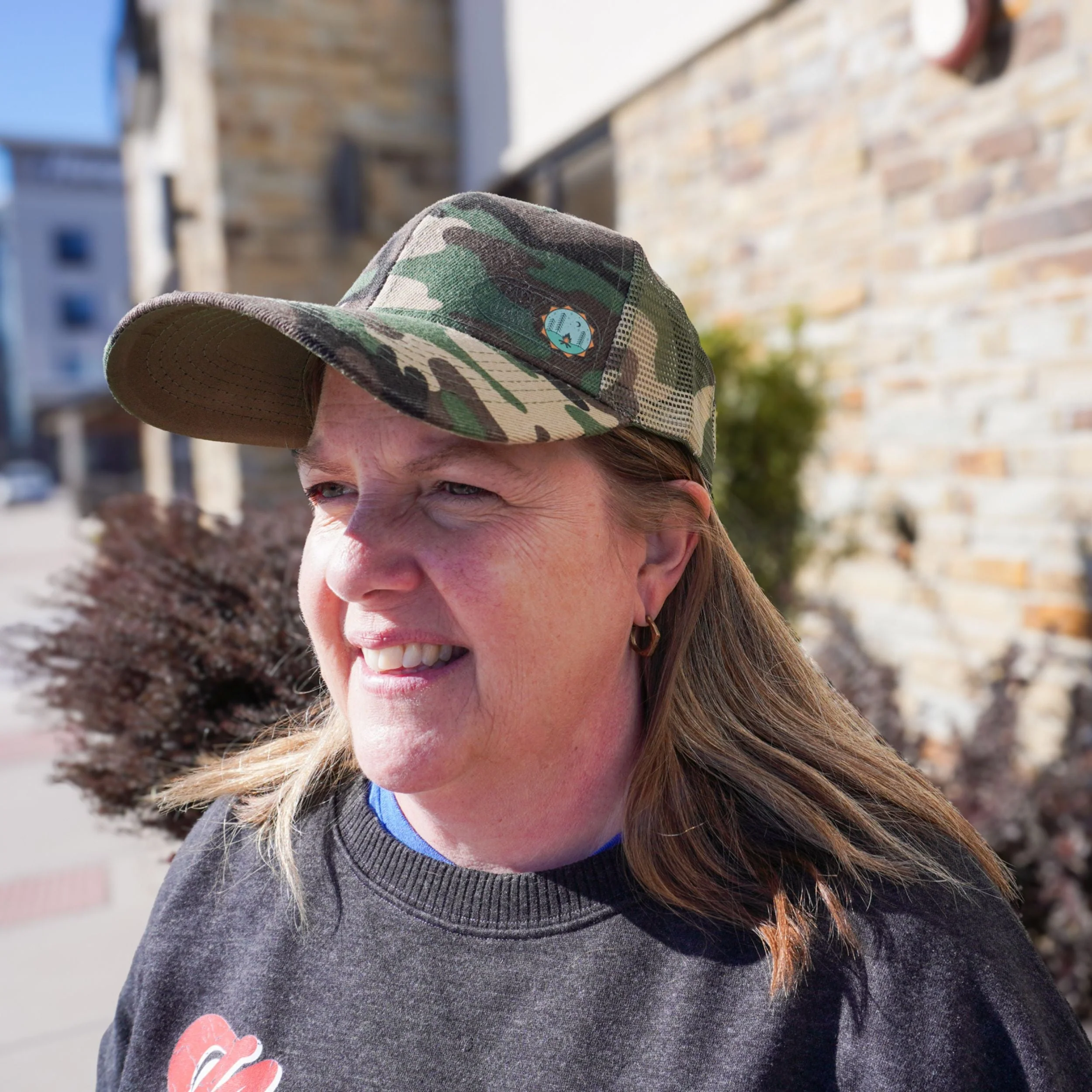 Camo Trucker Hat | Spark Change - Image 4