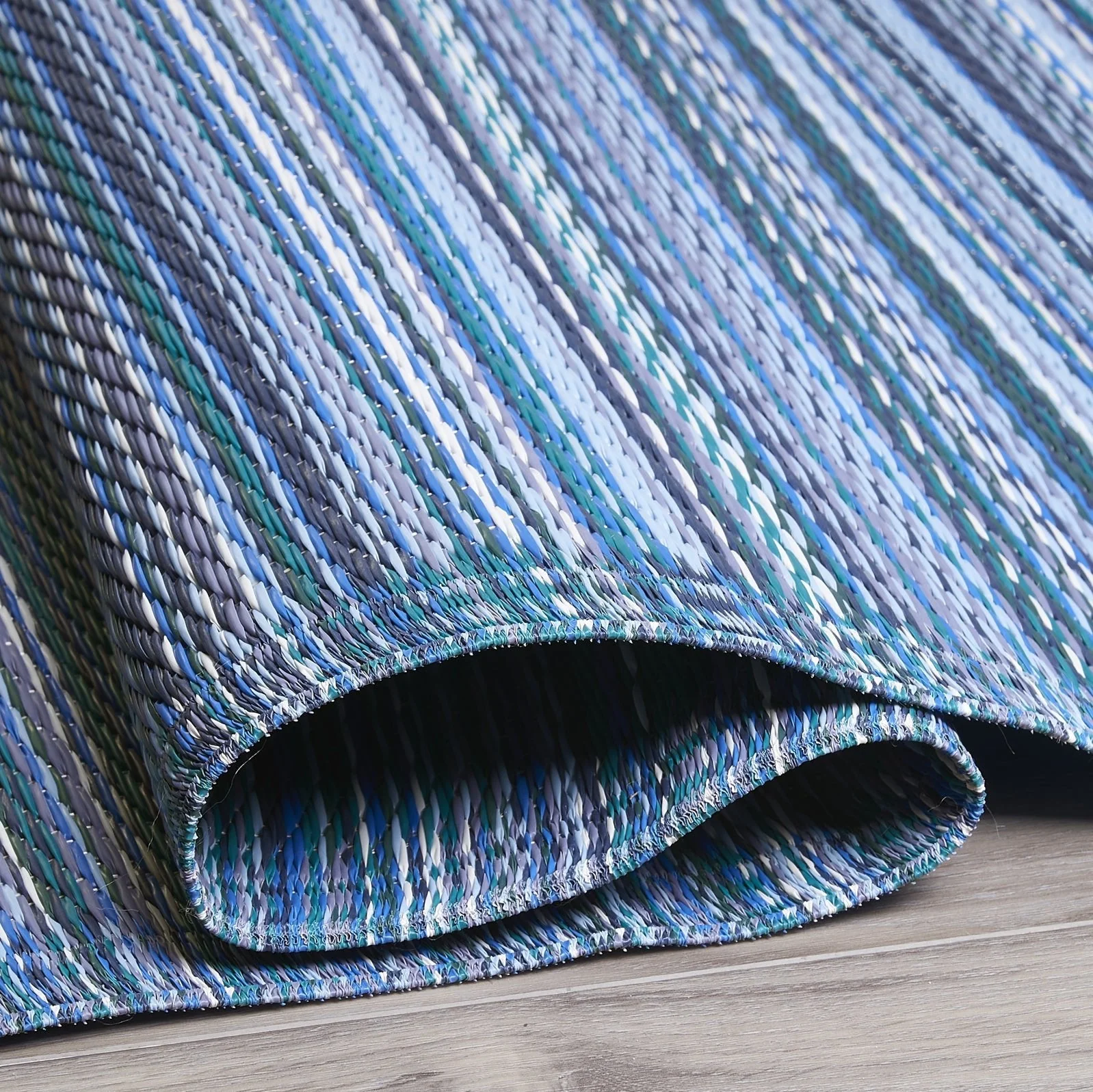 Cancun - Indigo Outdoor Rug for Patio - Image 3