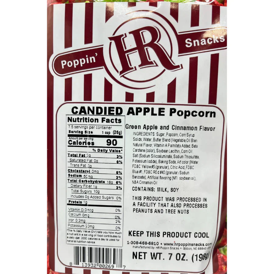 Candied Apple Popcorn | 7 oz | Pack of 2 | HR Poppin' Snacks - Image 4