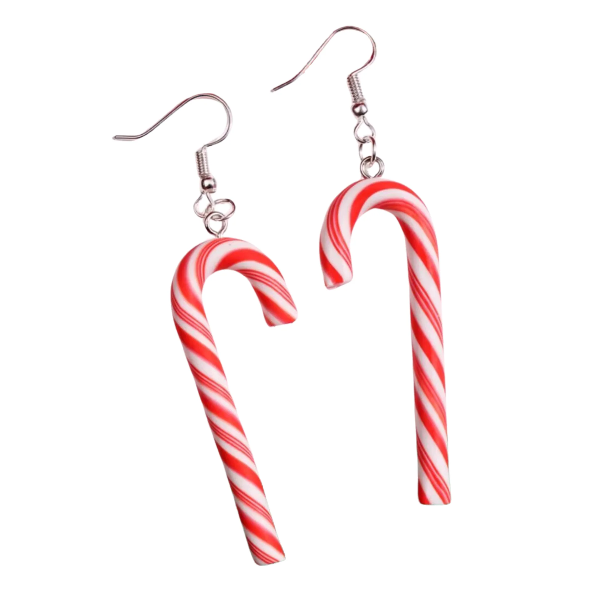 Candy Cane Earrings in Candy Stripe or Rainbow - Image 4