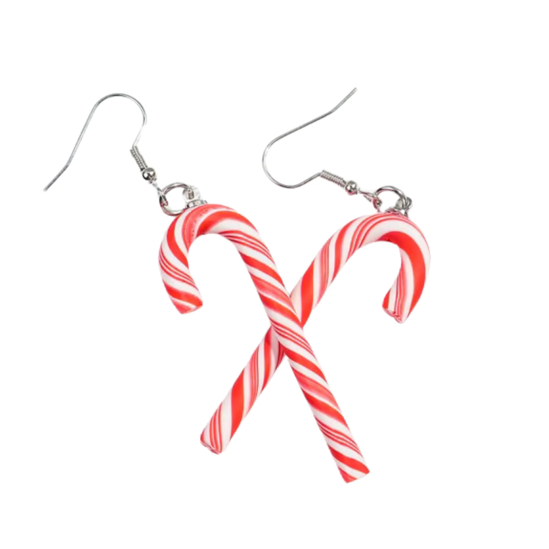 Candy Cane Earrings in Candy Stripe or Rainbow - Image 5