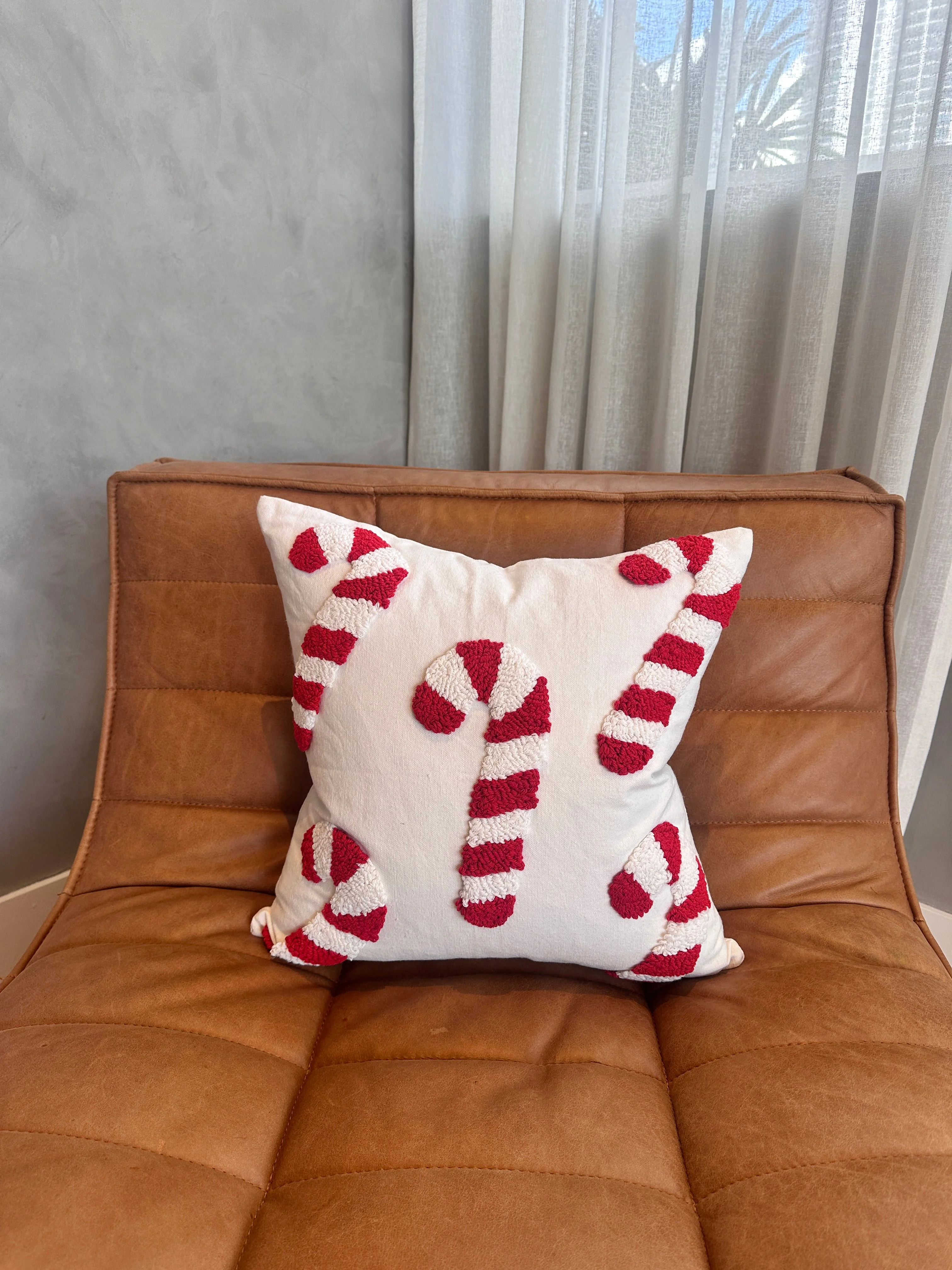 Candy Cane Pillow Cover - Image 3