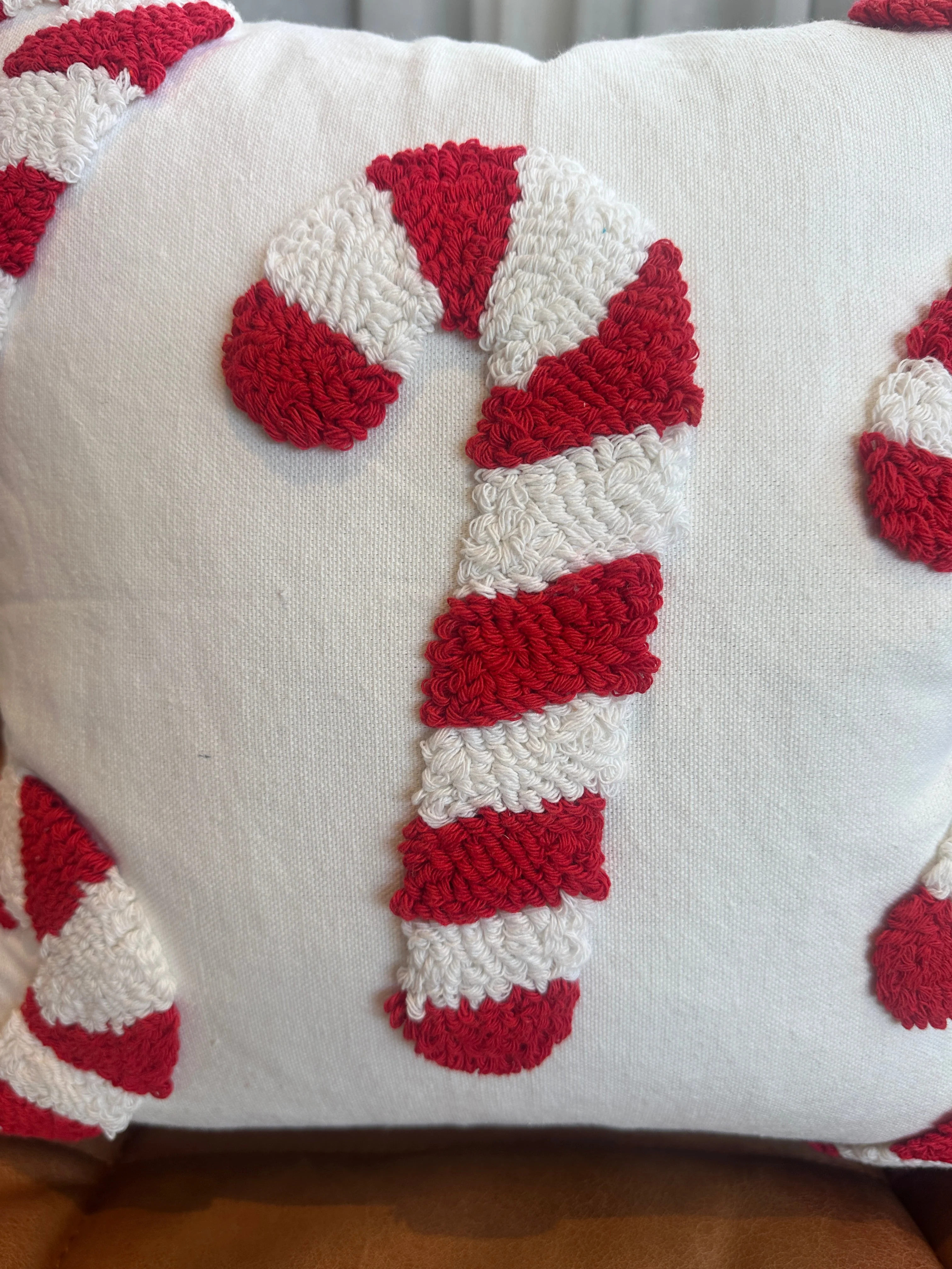 Candy Cane Pillow Cover - Image 5