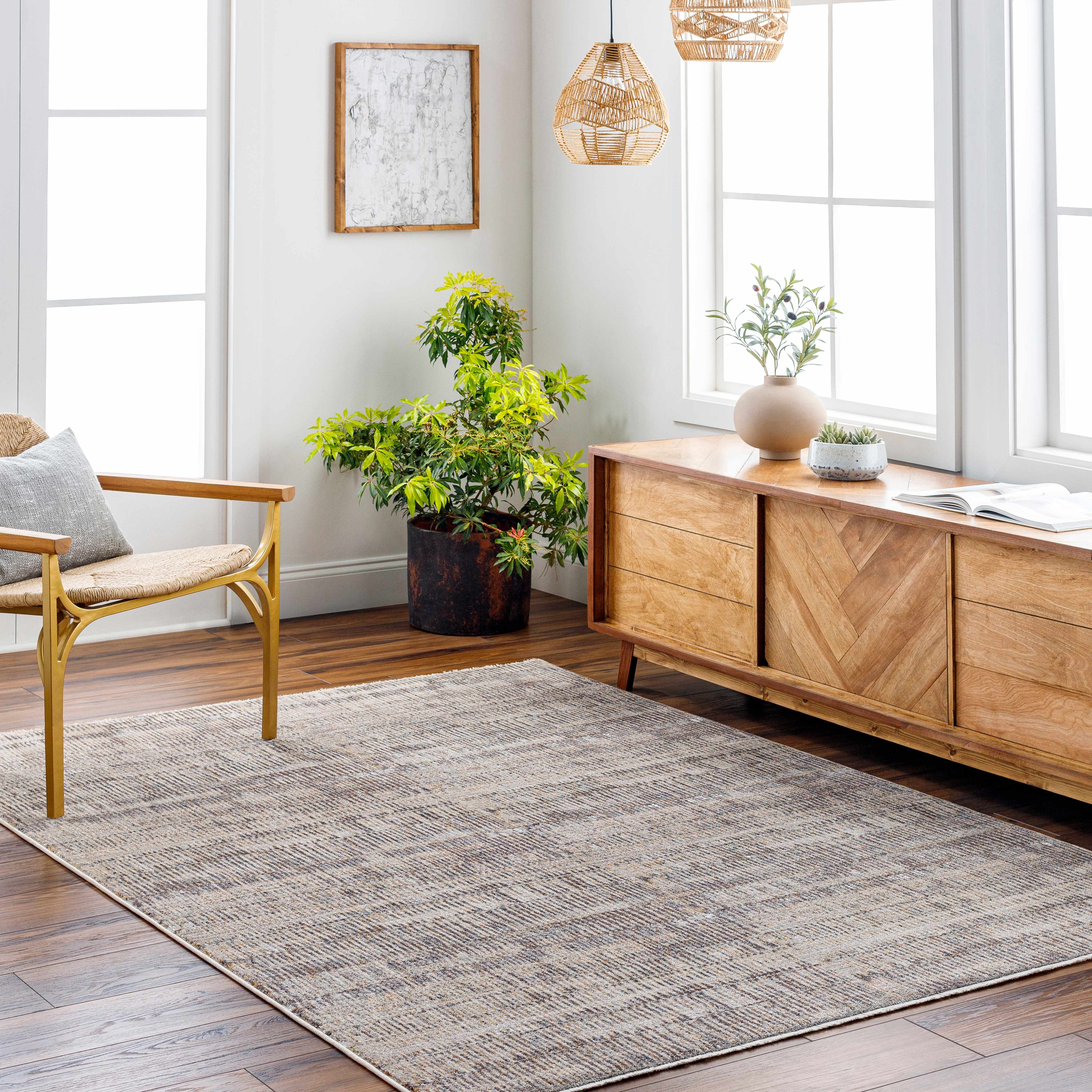 Cane Luxe Rug with Fringes - Image 2