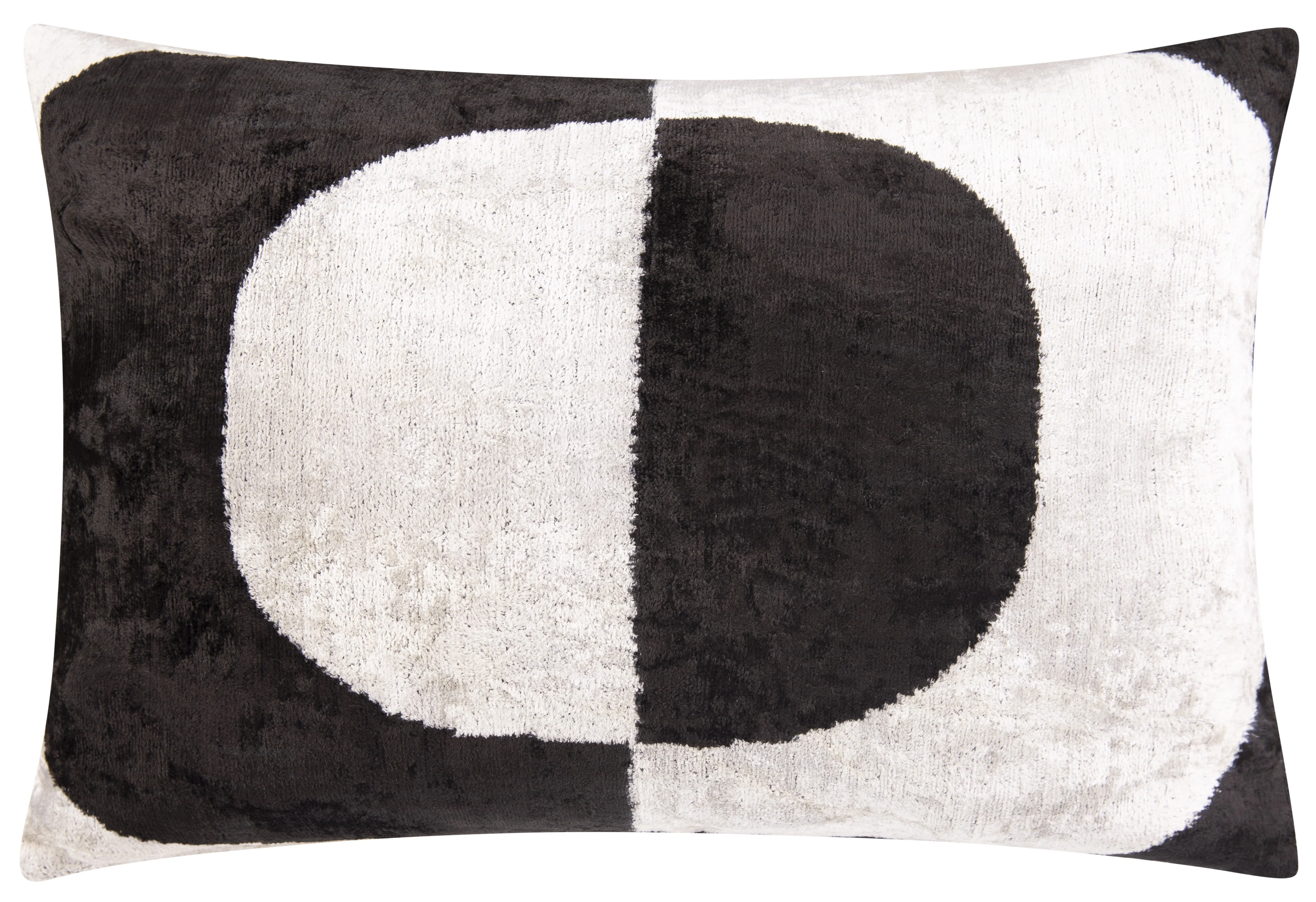 Canvello Handmade Velvet Minimalist Pillow – 16x24 Luxury Decorative Throw Cushion for Home Decor – Feather Down Insert, Vegetable-Dyed, Monochrome Accent - Image 3