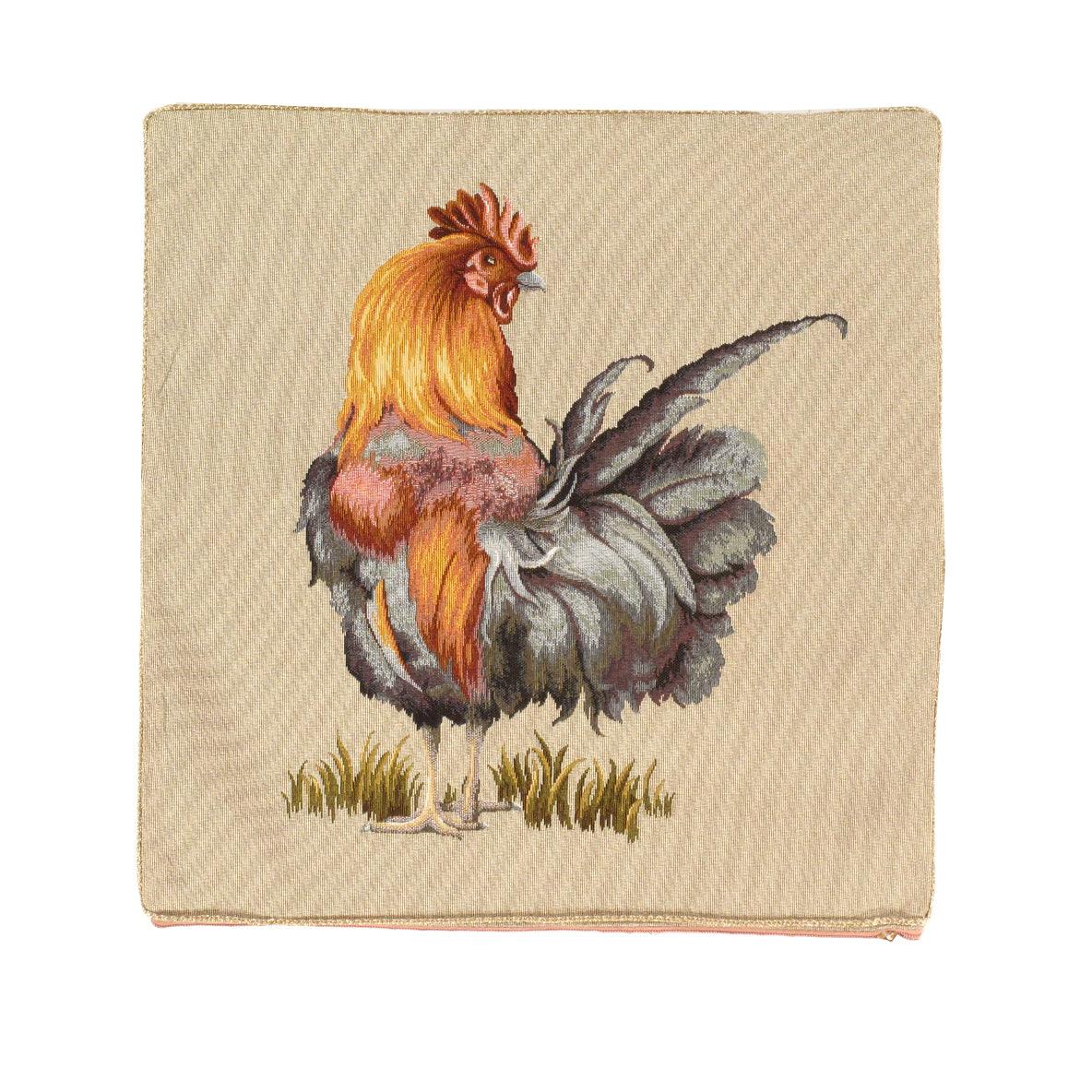 Canvello Rooster Tapestry Pillow 16' X 16' - Image 3