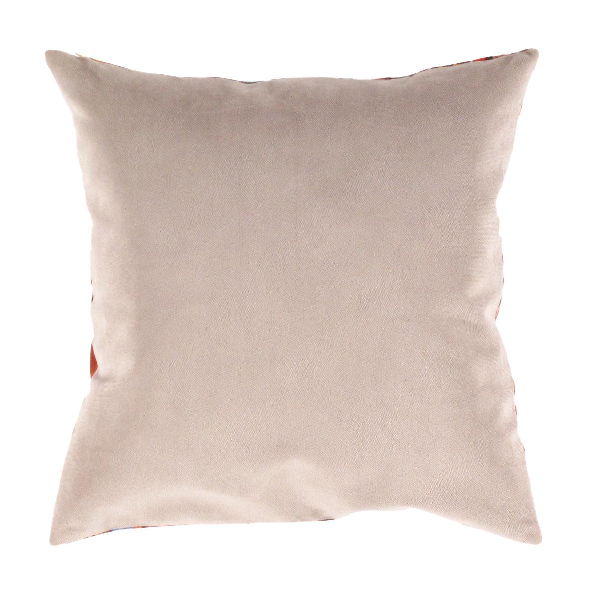 Canvello Silkroad Fresco Miniature Isfahan Throw Pillow - 16' X 16' - Image 3