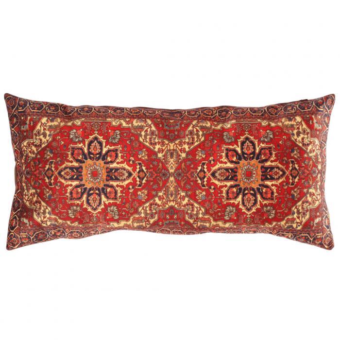 Canvello Silkroad Karajeh Design Pillow - 15'' X 30''