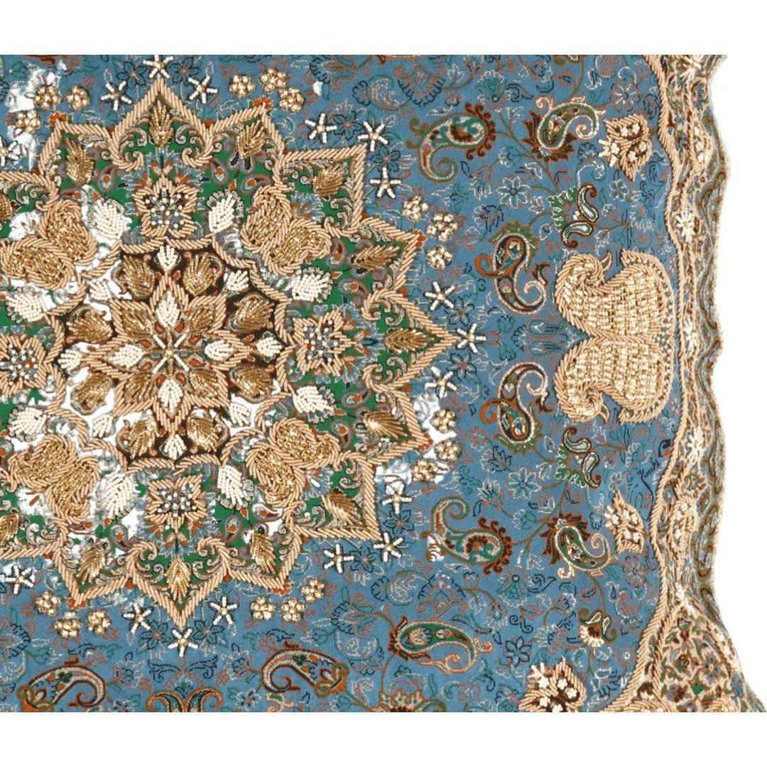 Canvello Silkroad Silk Termeh Pillow 29'' - Image 2