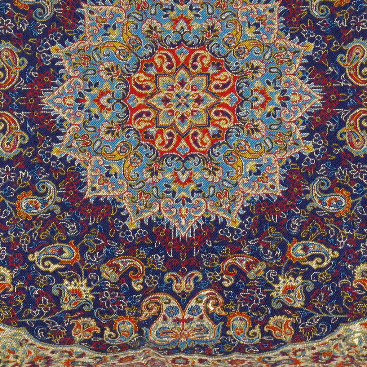 Canvello Silkroad Silk Termeh Tapestry Pillow 20'' - Image 2