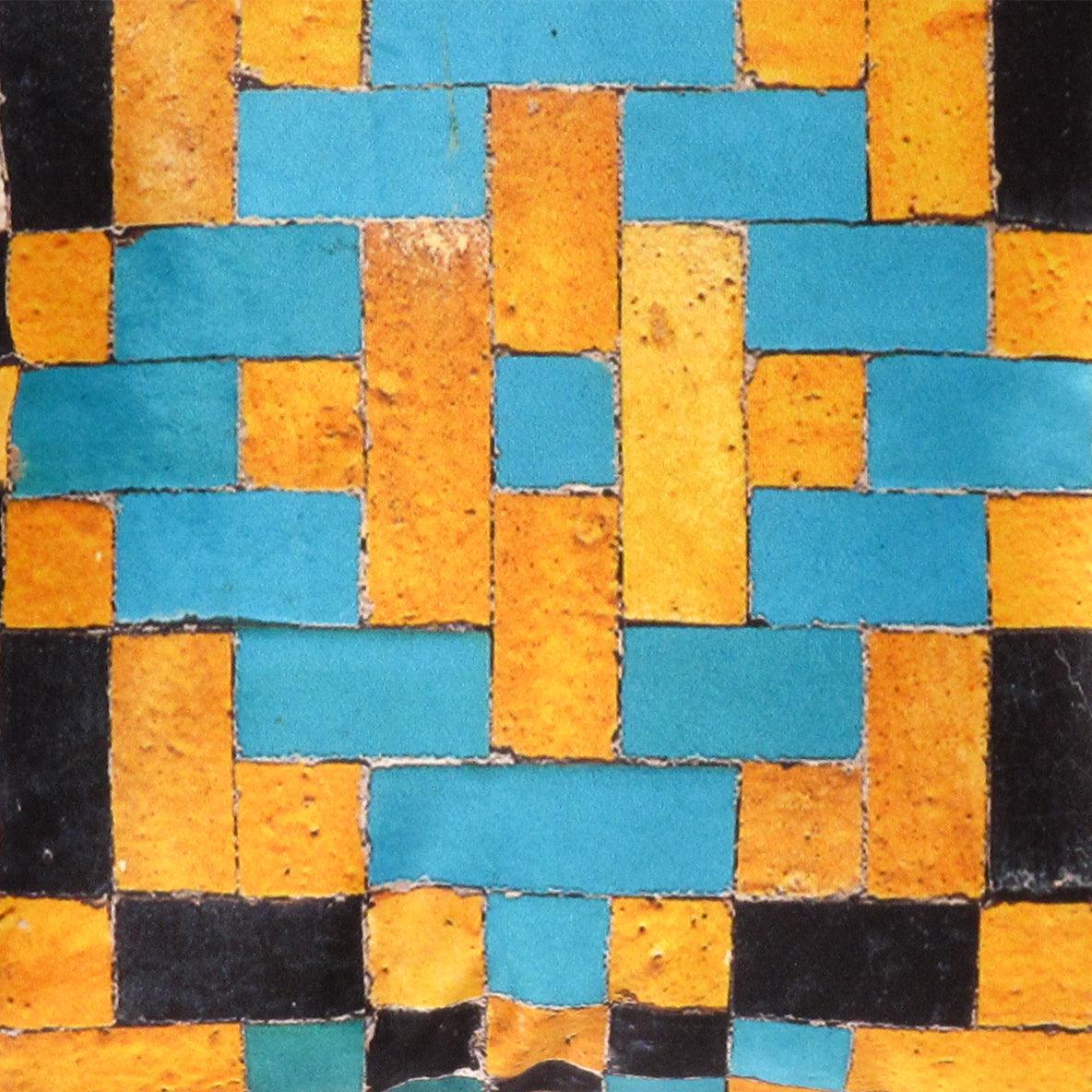 Canvello Silkroad Tile Velvet Pillow 16' X 16' - Image 2