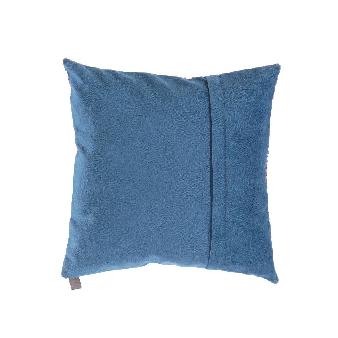 Canvello Silkroad Tile Velvet Pillow 16' X 16' - Image 2