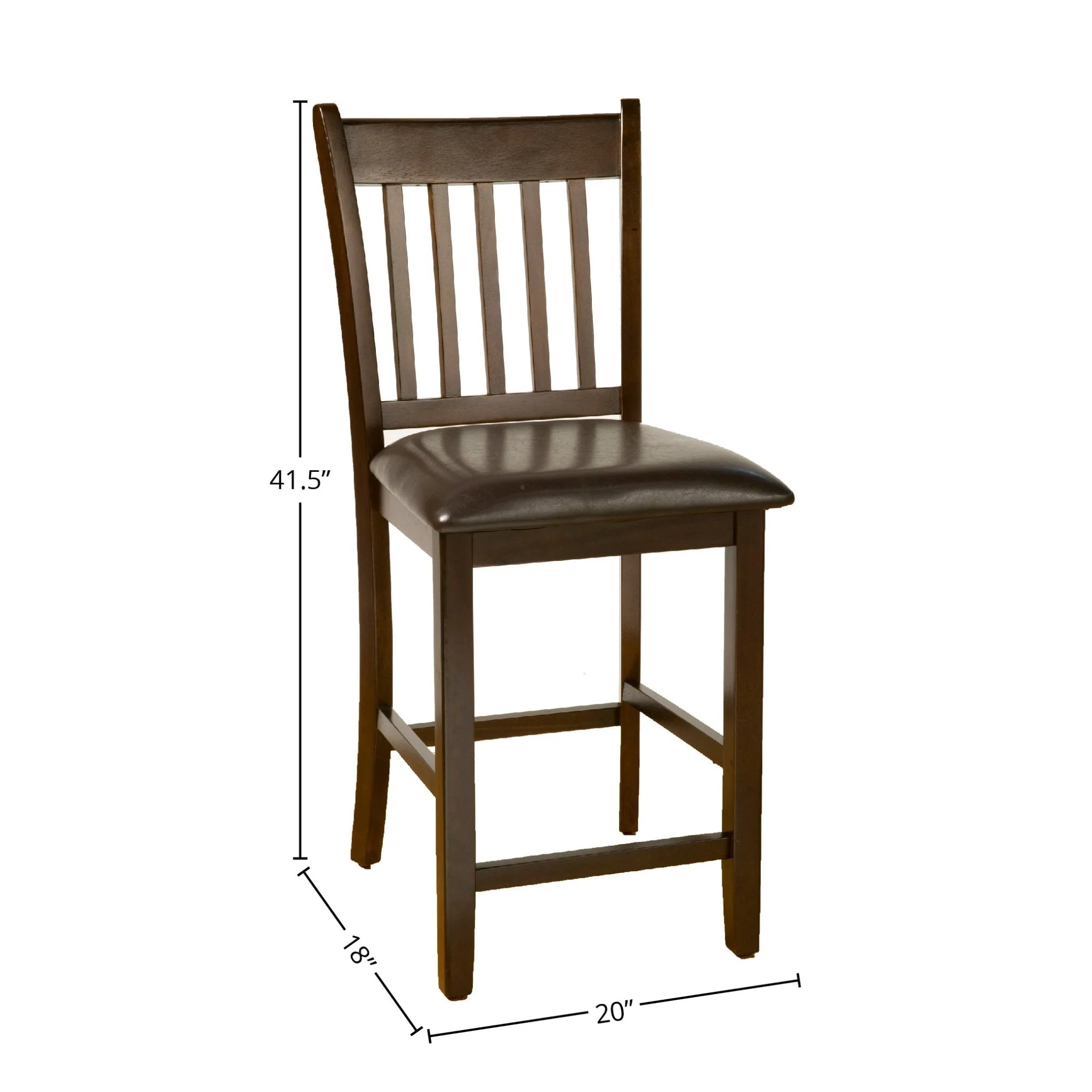Capitola Faux Marble 5 Piece Pub Set, Espresso - Image 9