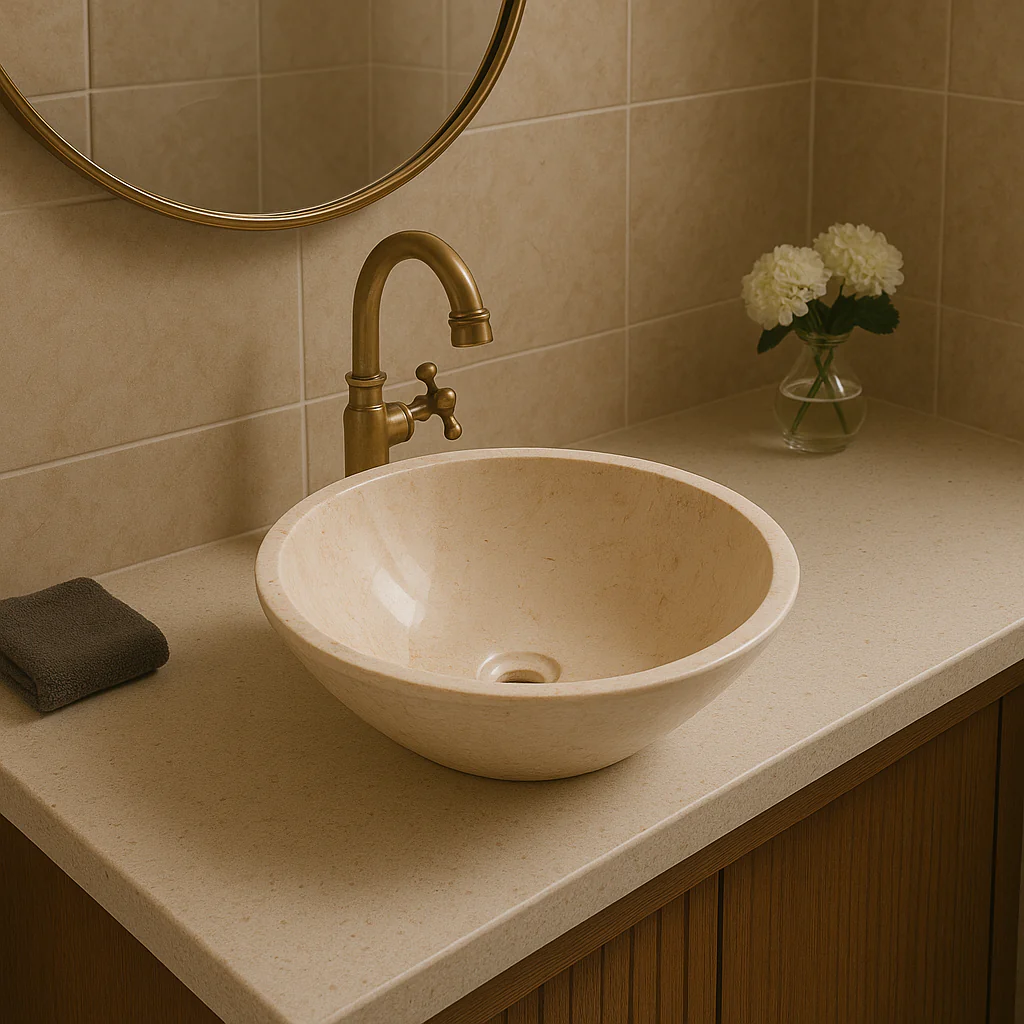 Cappuccino Marble Sink - Image 3