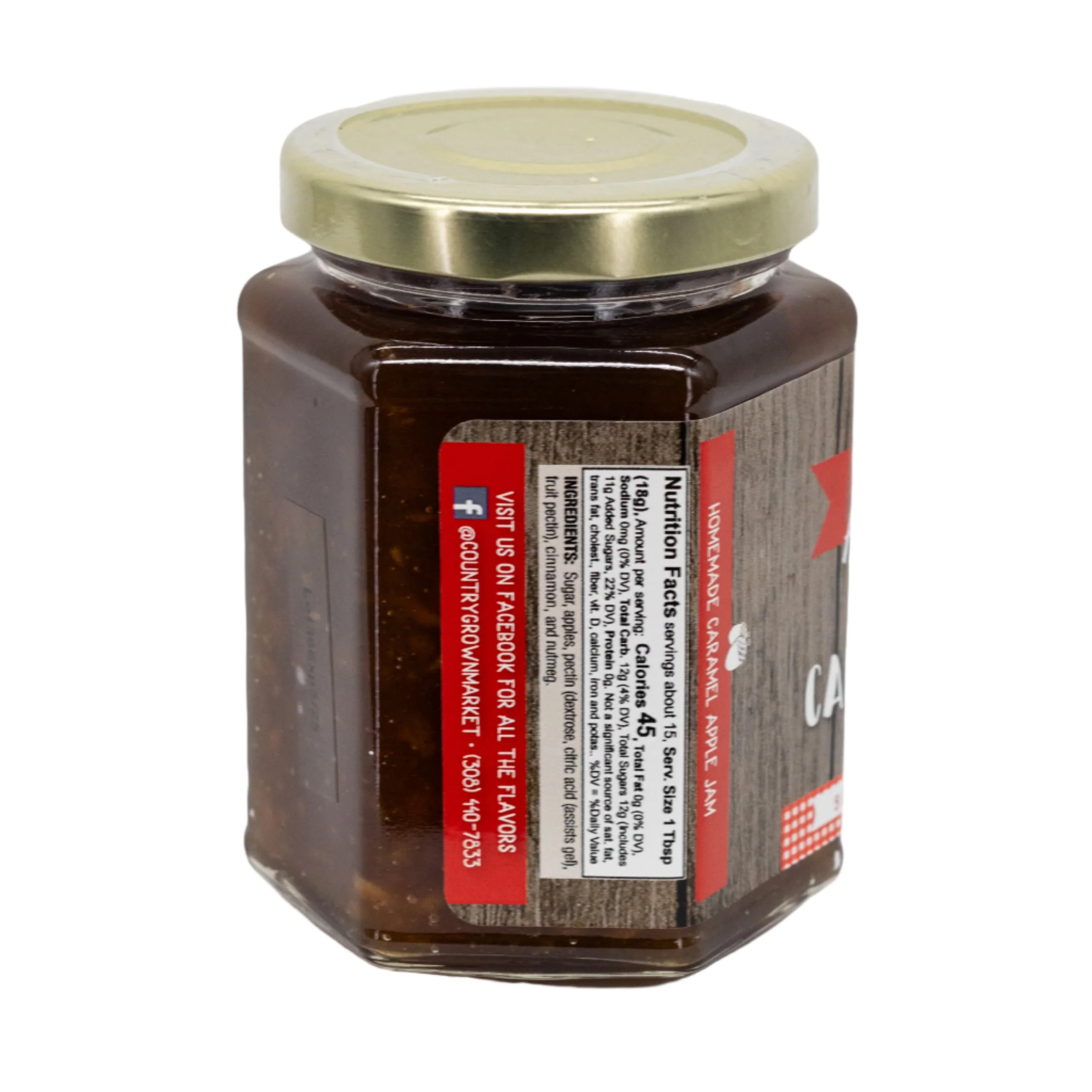 Caramel Apple Jam | Pack of 2 | 9 oz | Nutt Family Jams & Jellies - Image 3