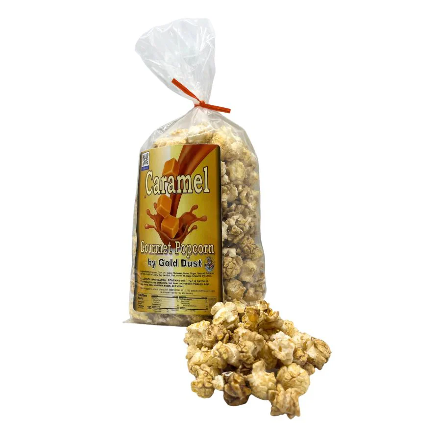 Caramel Popcorn | 3 oz | Pack of 2 | Non-GMO | Gold Dust Kettle Corn - Image 2