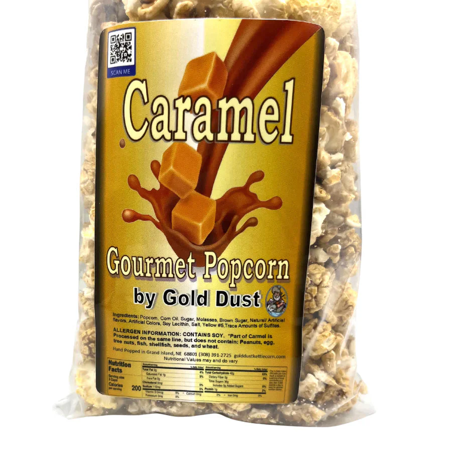 Caramel Popcorn | 3 oz | Pack of 2 | Non-GMO | Gold Dust Kettle Corn - Image 4