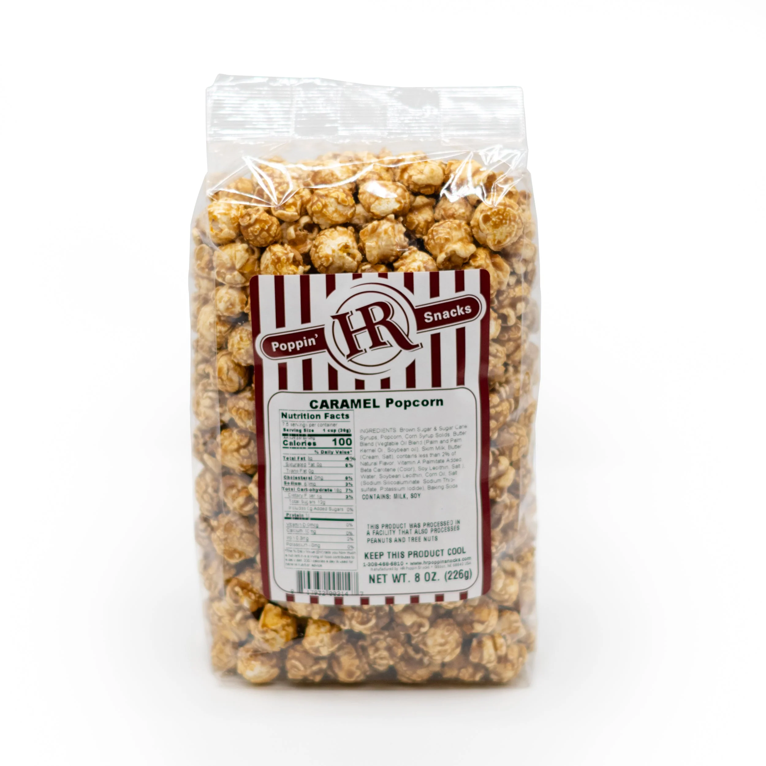 Caramel Popcorn | Pack of 2 | 8 oz | HR Poppin' Snacks - Image 2