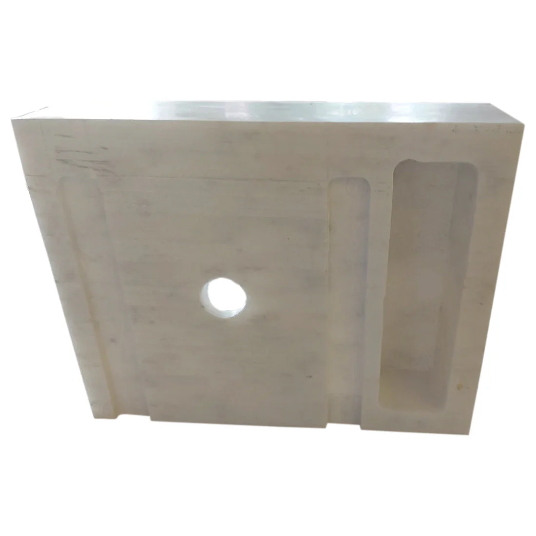 Carrara White Marble Wall-mount Bathroom Sink (W)14" (W)18" (H)5" READY TO SHIP - Image 4