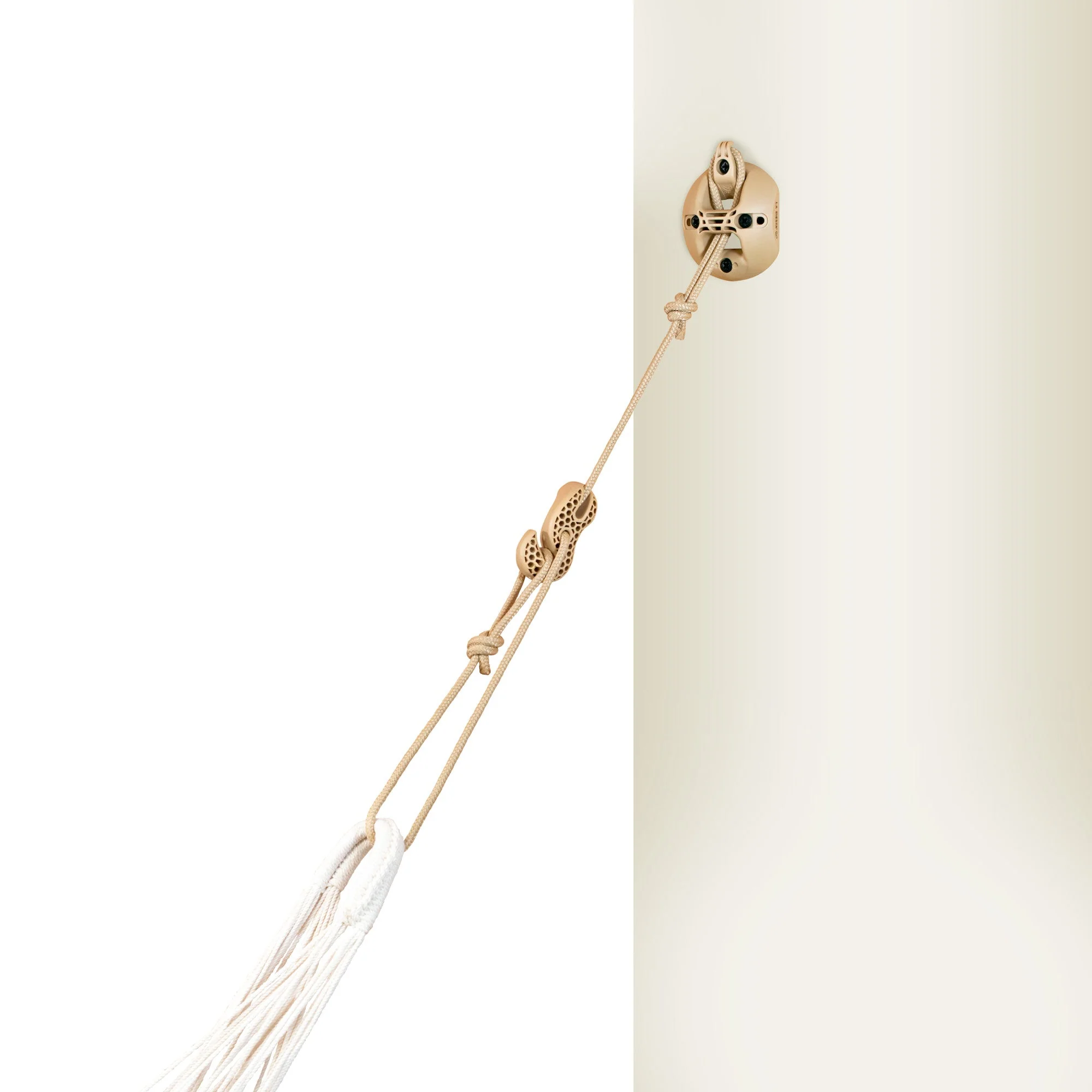 CasaMount 2rope Beige - Wall, Ceiling & Beam Suspension Set for Hammocks - Image 2